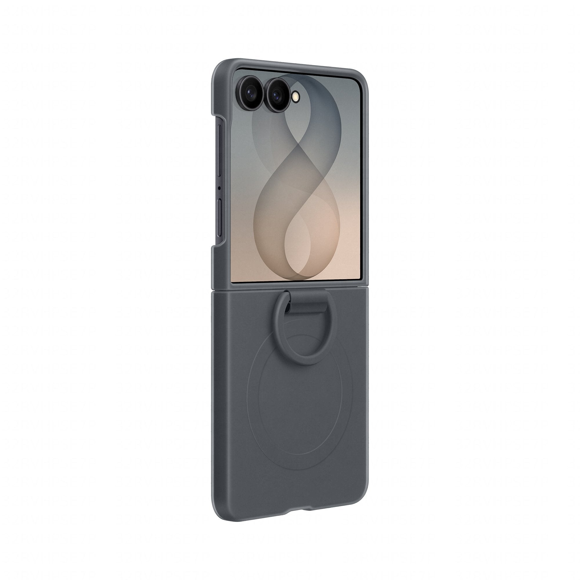 Samsung Silicone Ring Magnet Case Fr Galaxy Flip8 Black