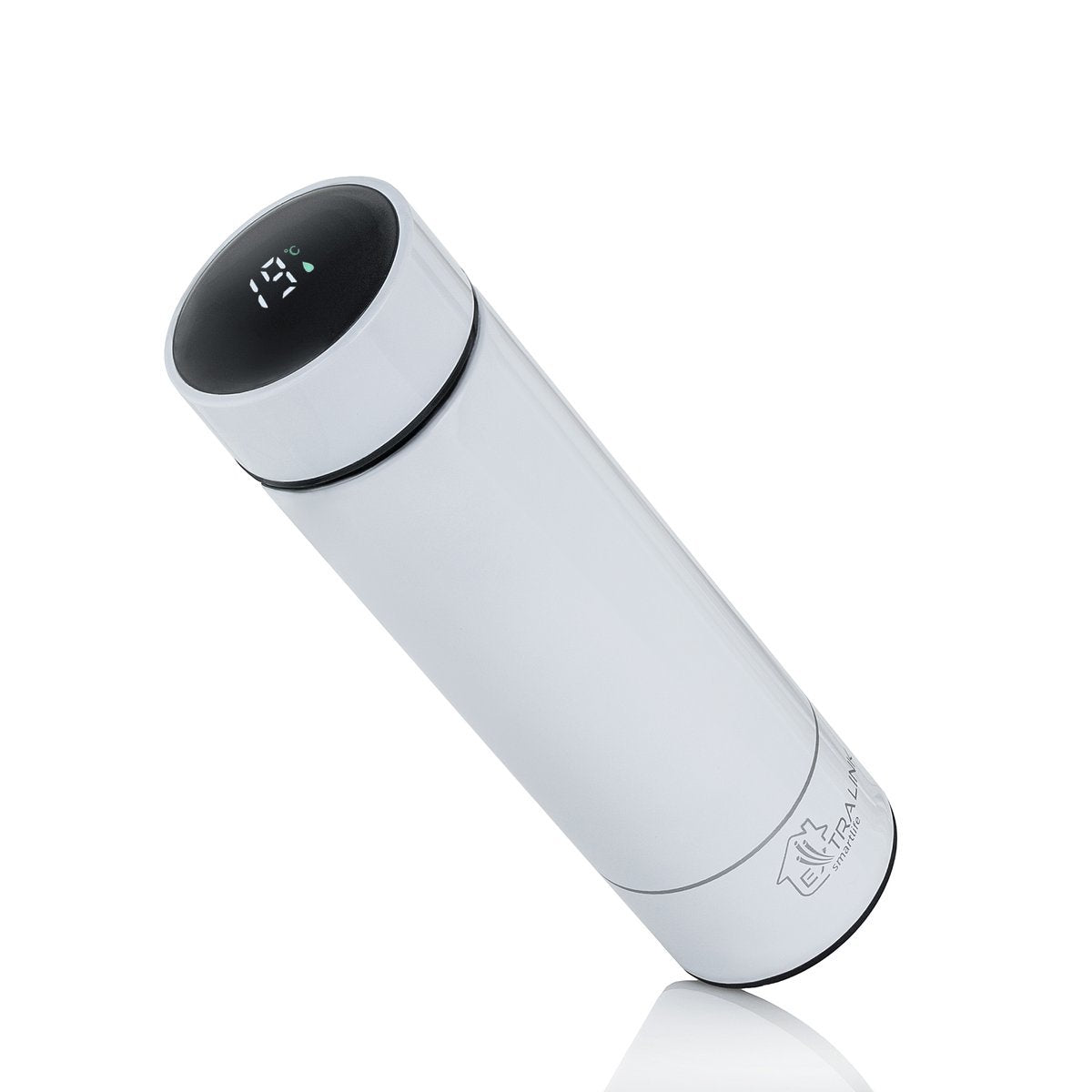 Extralink Mug-Smart500 White Taza De Viaje 500 Ml Blanco Acero Inoxidable