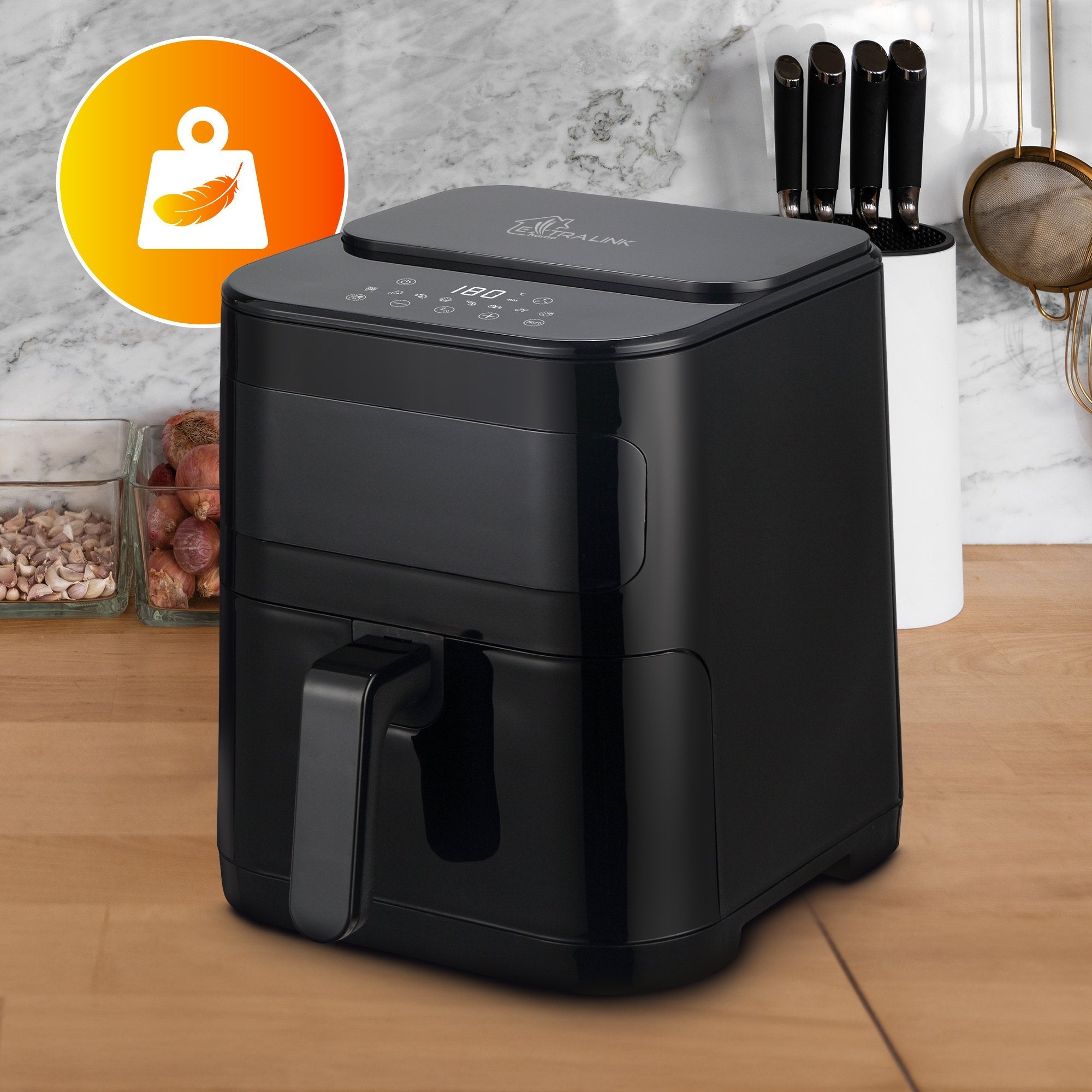 Extralink Home Air Fryer 5.2l Eu Sj-520