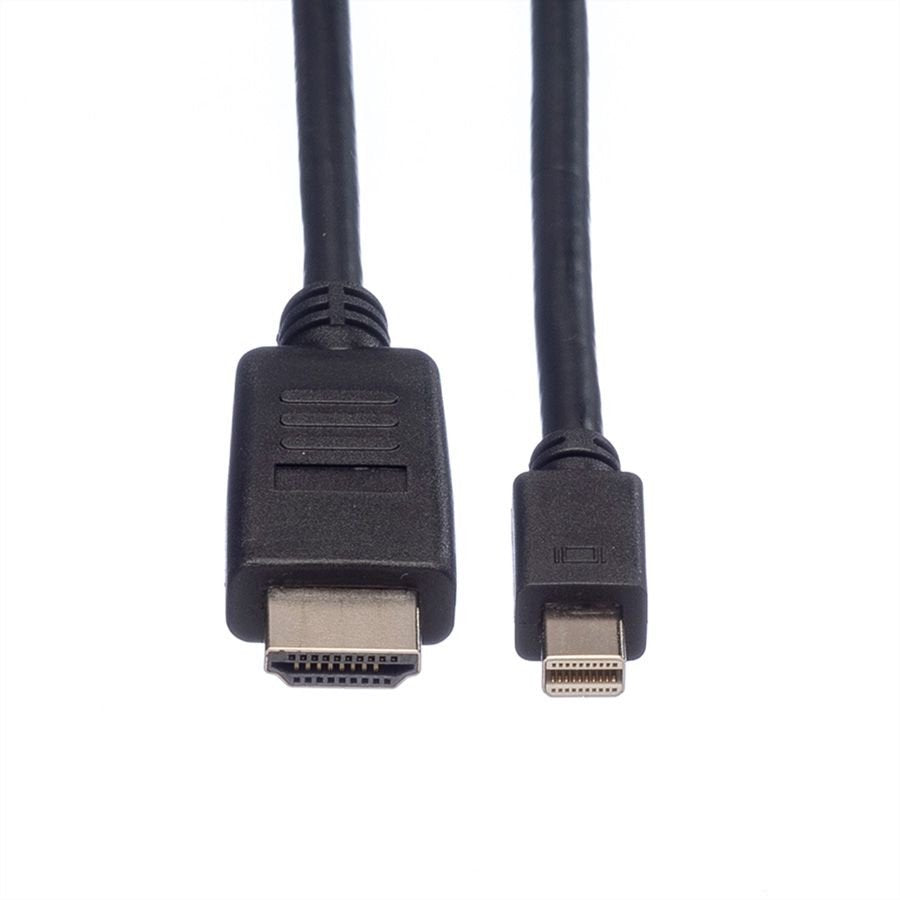 EAN 7611990134007 - ROLINE 11.04.5791 adaptador de cable de vídeo 2 m Mini DisplayPort Negro imagen 2