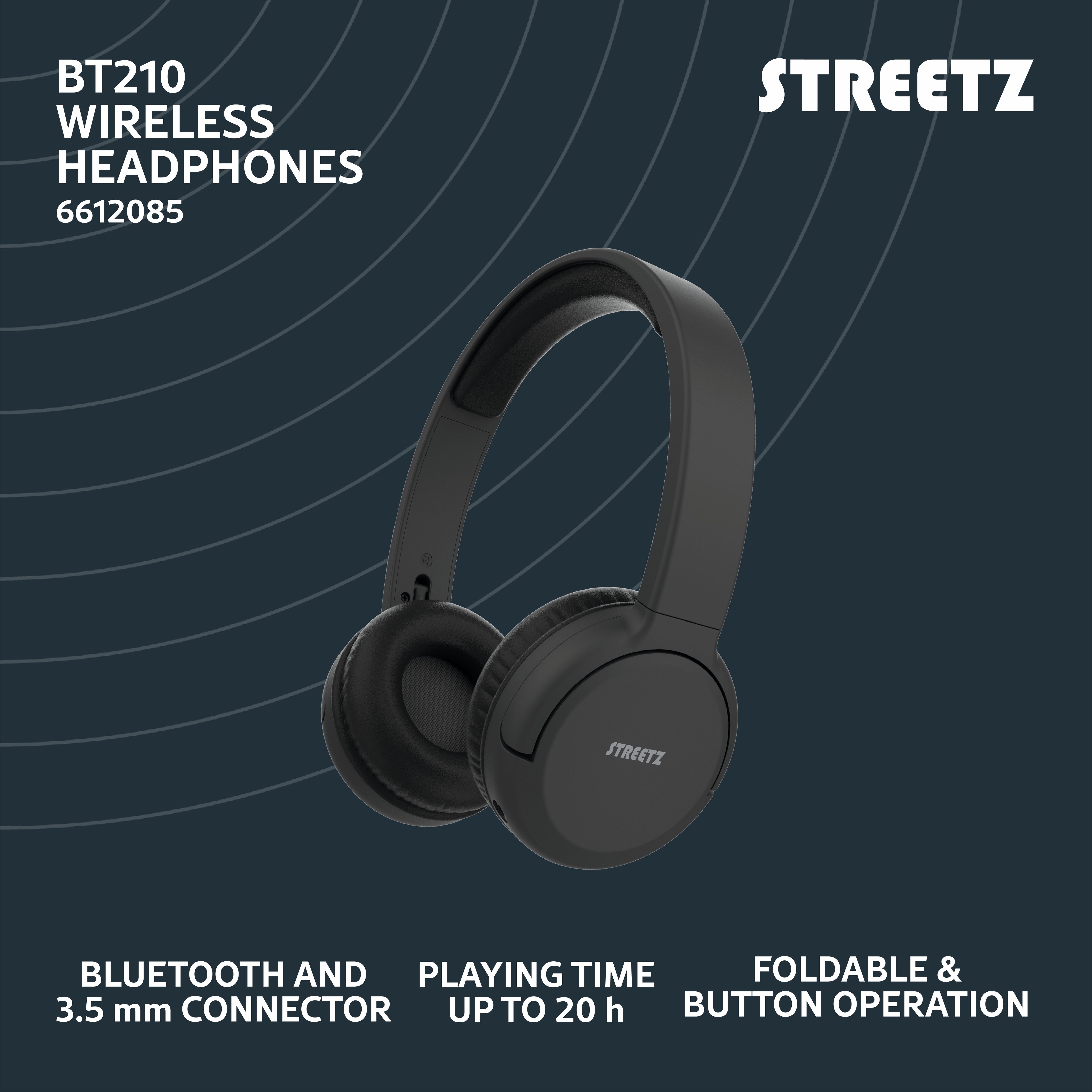 Streetz Bt210 Onear KopfhRer Schwarz