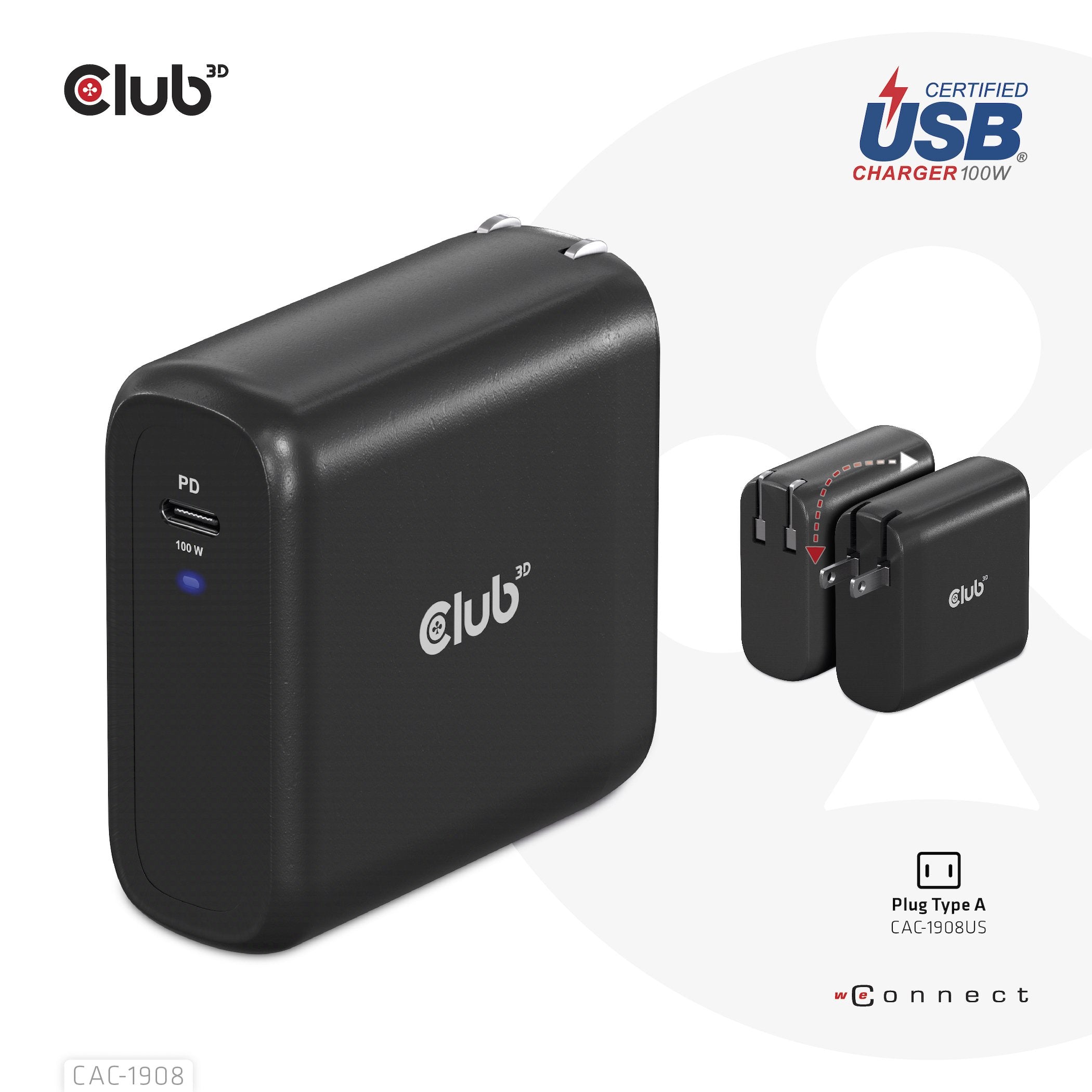 EAN 8719214472337 - CLUB3D CAC-1908 cargador de dispositivo móvil Mando para videojuegos, Ordenador portátil, Teléfono móvil, imagen 10