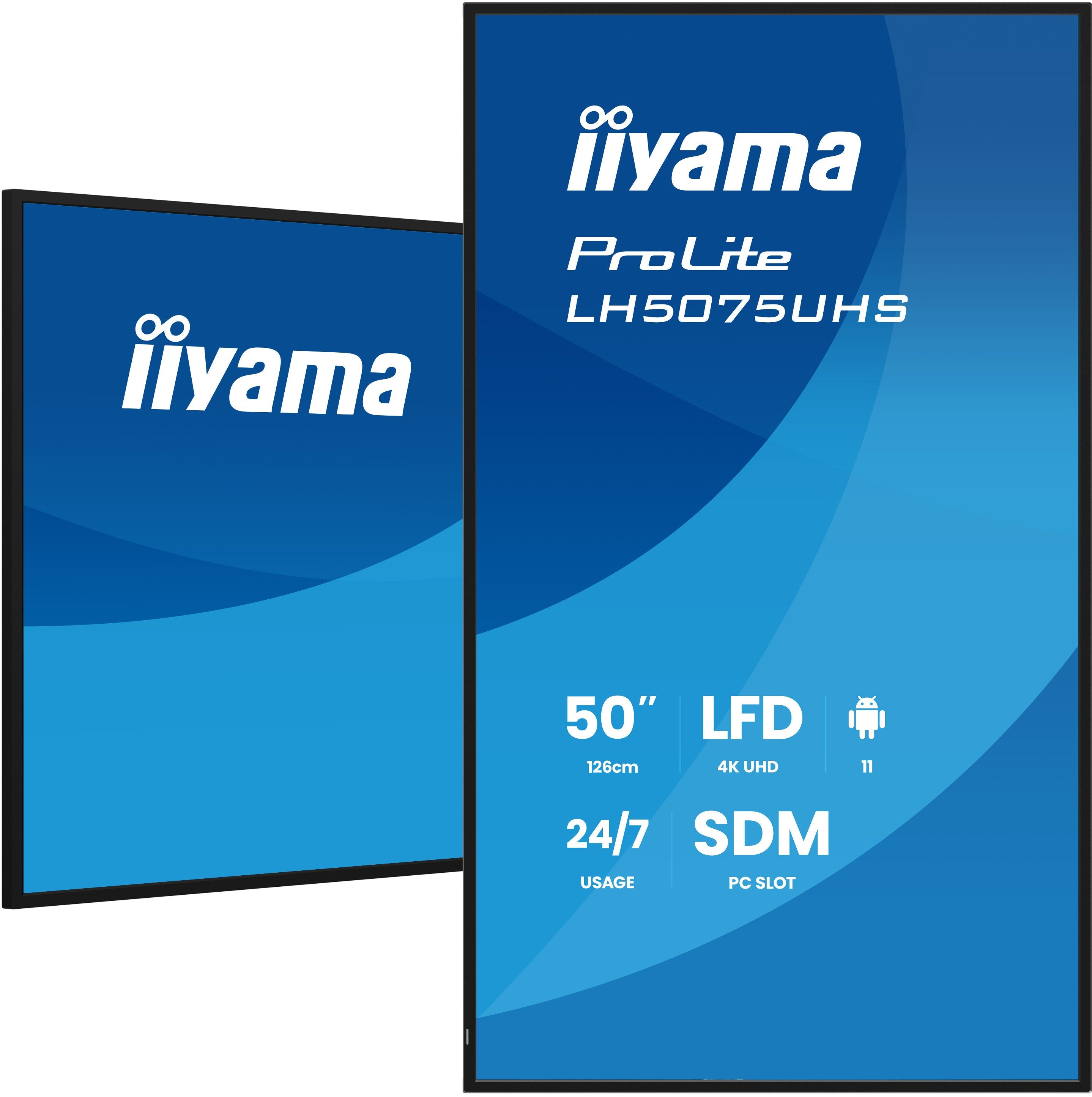 EAN 4948570125241 - iiyama LH5075UHS-B2AG pantalla de señalización Pantalla plana para señalización digital 125,7 cm (49.5")  imagen 5
