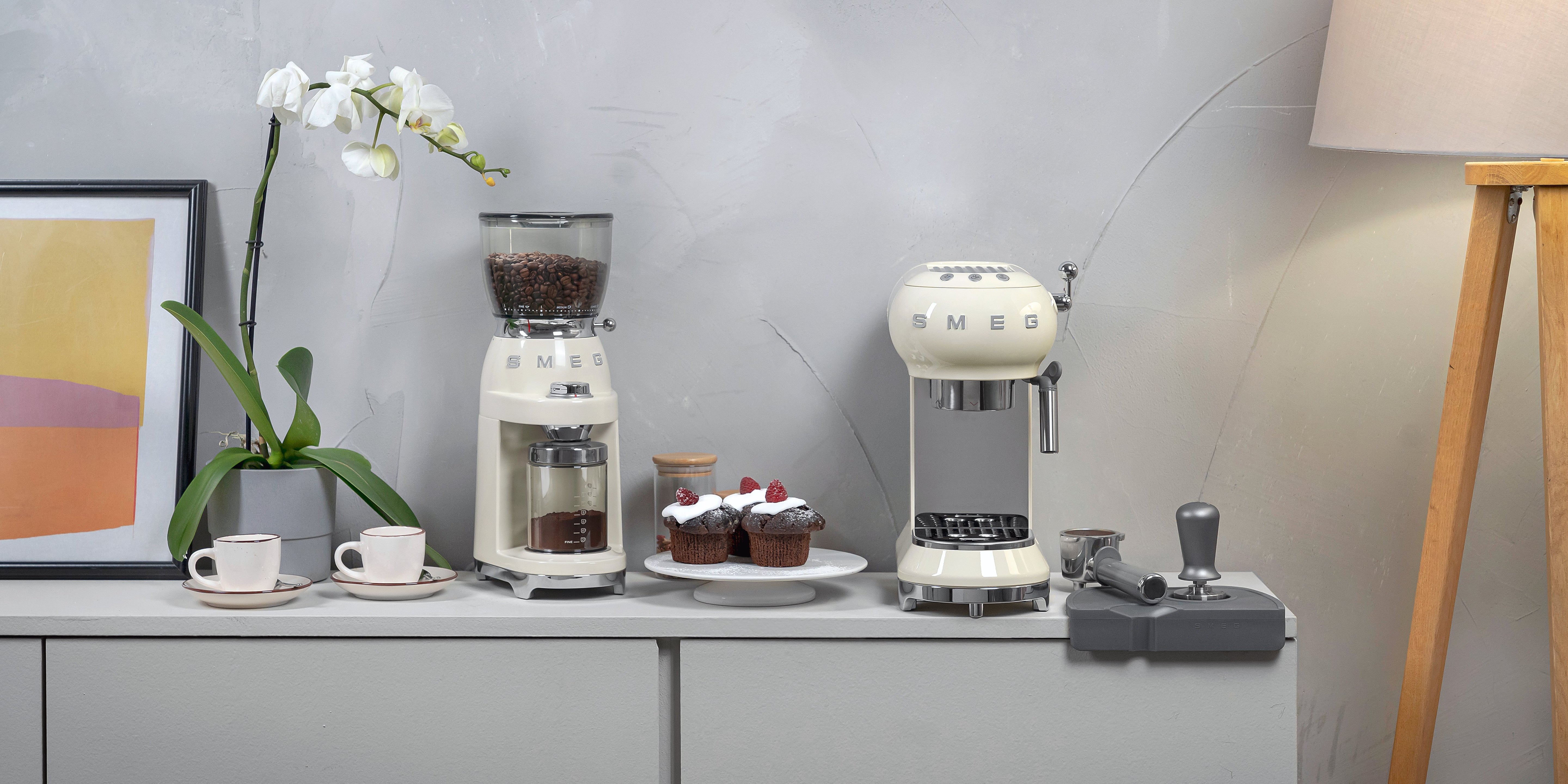 EAN 8017709317973 - Smeg CGF11CREU molinillo de café 150 W Crema de color imagen 11