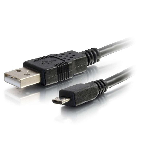 C2g 6.6ft Usb To Micro B Cable Usb A To Micro Usb Cable Usb 2.0 M/M Cable Usb Usb (M) A Micro-Usb Tipo B (M) 2 M Negro
