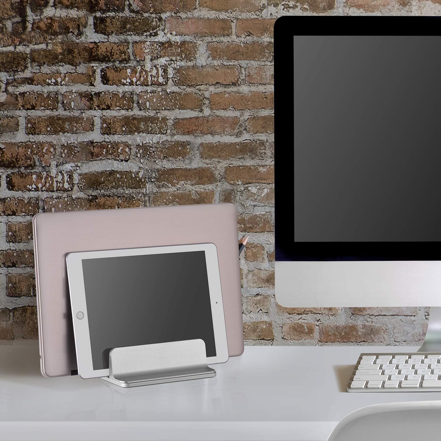 4smarts Desk Stand Ergofix For Notebooks Silver