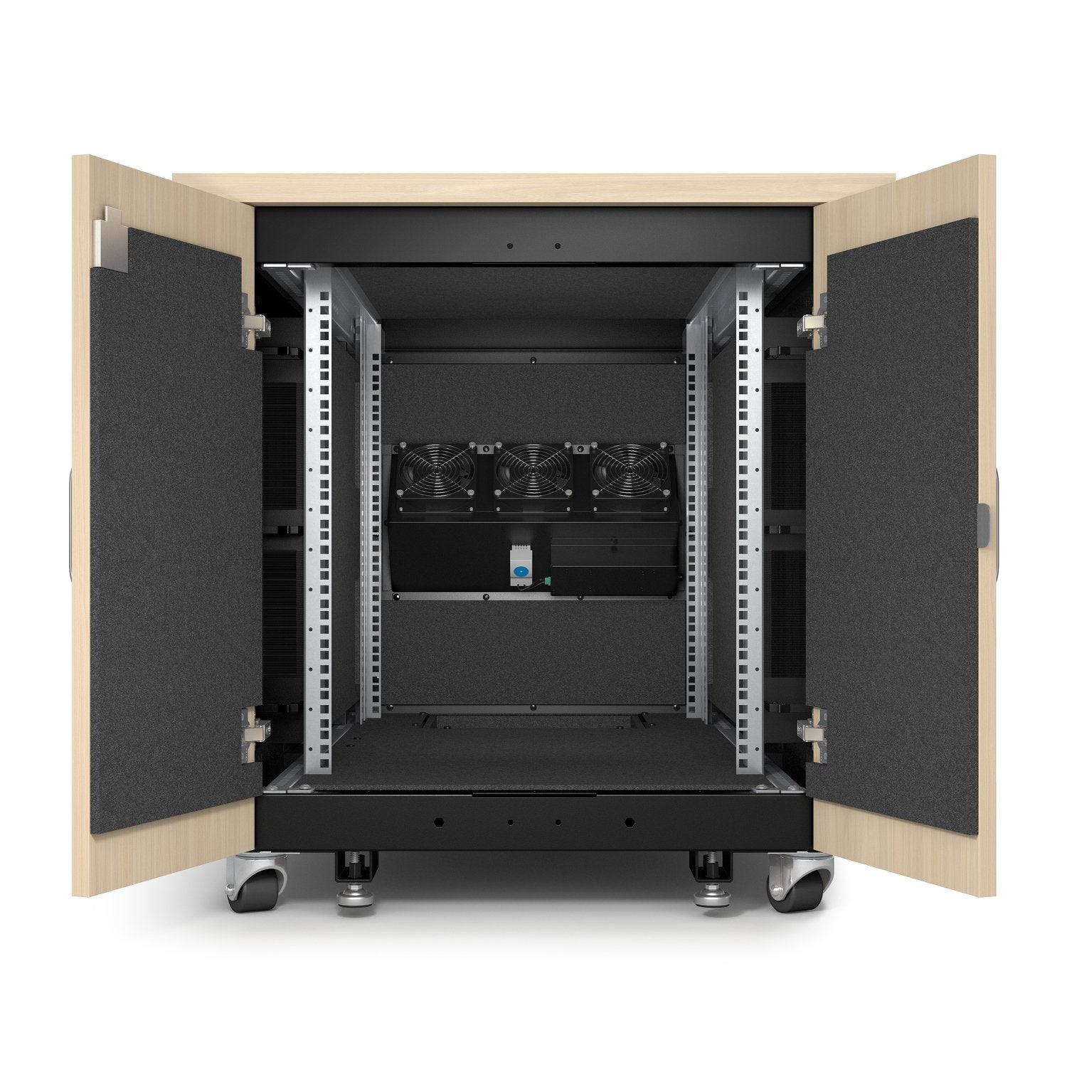 Apc Ar4012a Armario Rack 12u Rack O Bastidor Independiente Negro, Color Madera De Arce