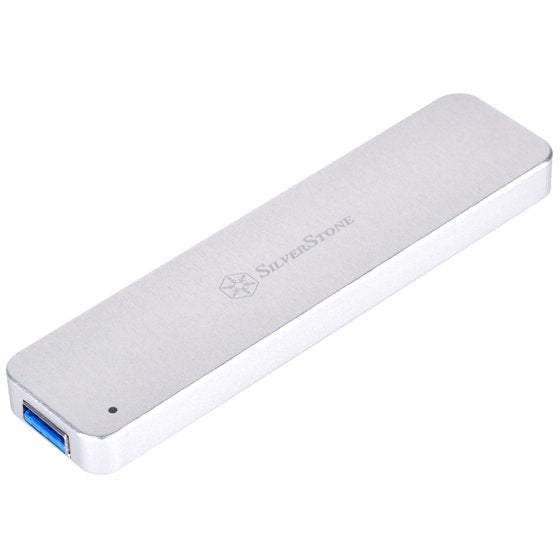 Silverstone Sst-Ms09s - Sata Externo - Caja Ssd M.2, Usb 3.1 Gen.2, Plateado