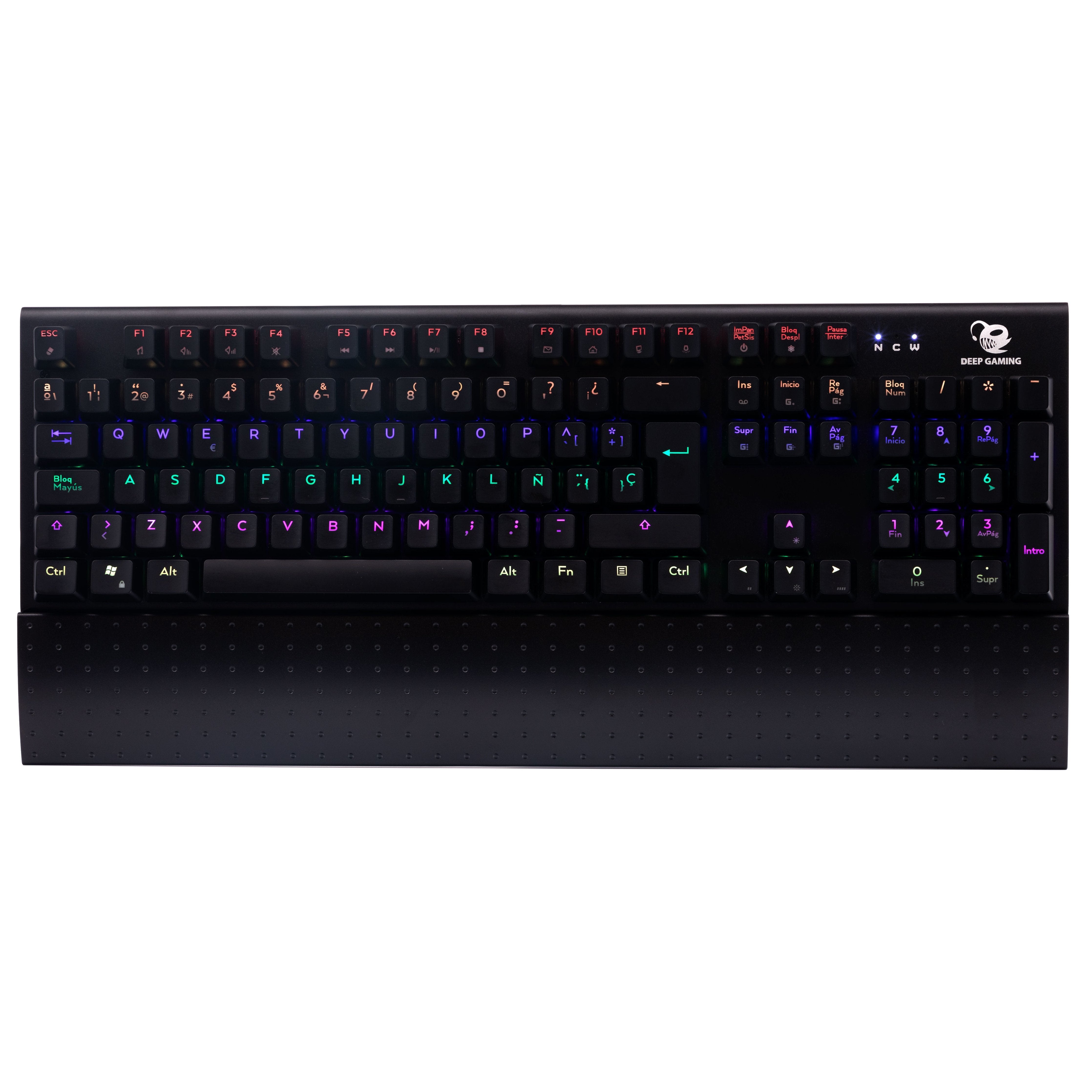 Teclado Español Deep Gaming Deepsolid Teclado Usb Qwerty Negro