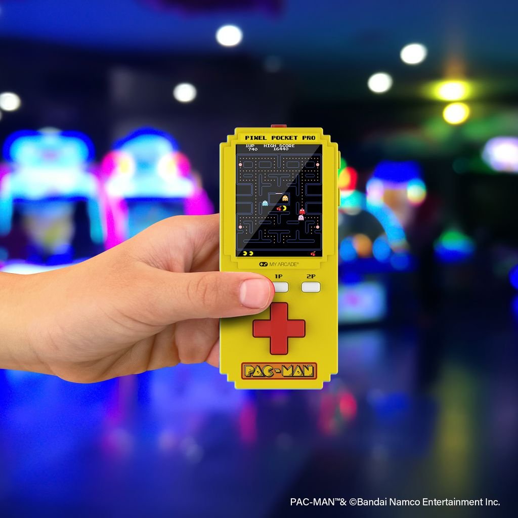 My Arcade Pixel Pocket Pro Pac-Man Videoconsola Portátil 5,08 Cm (2") Amarillo, Negro