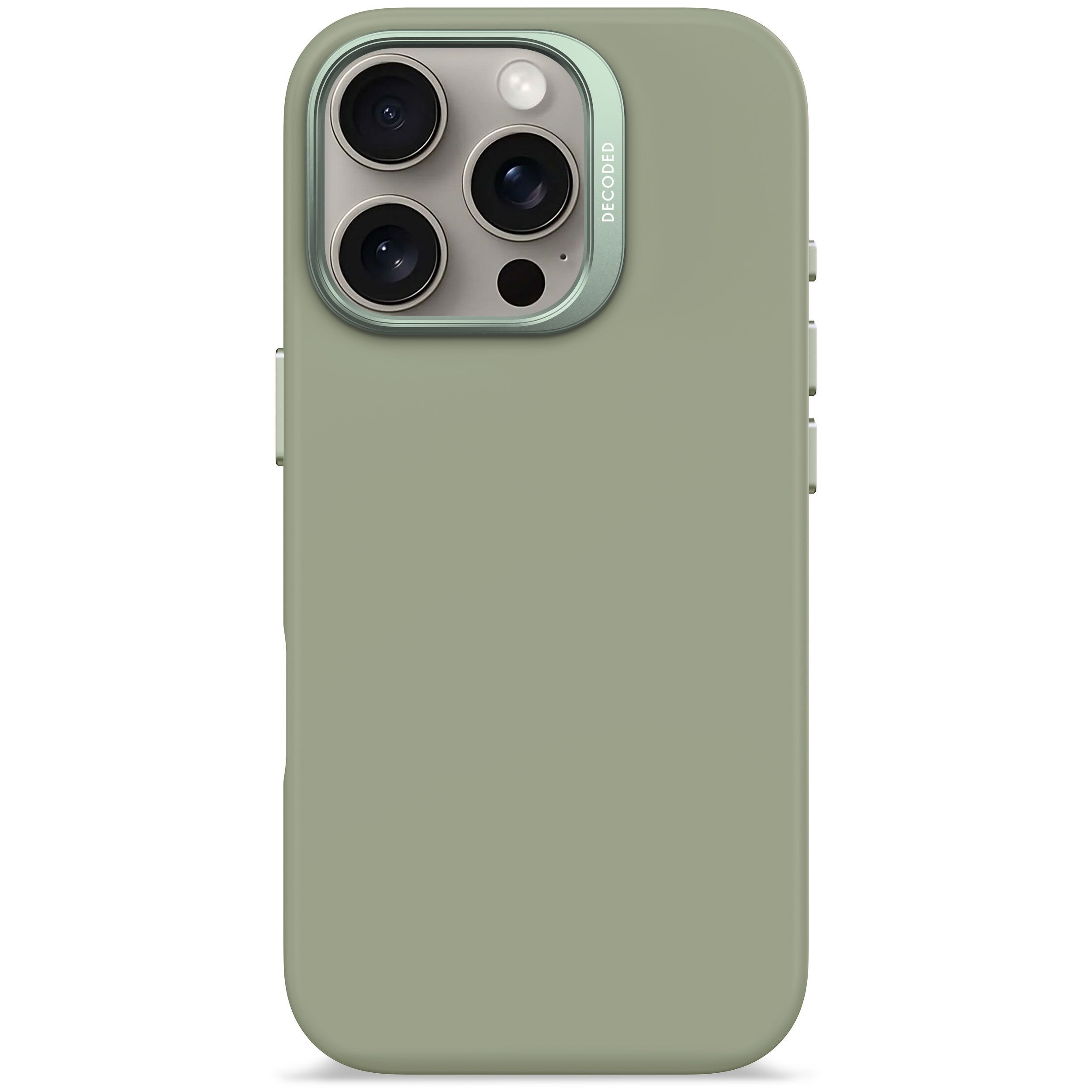 Decoded Silicone Case Funda Para Iphone 16 Pro 16 Cm (6.3") Verde