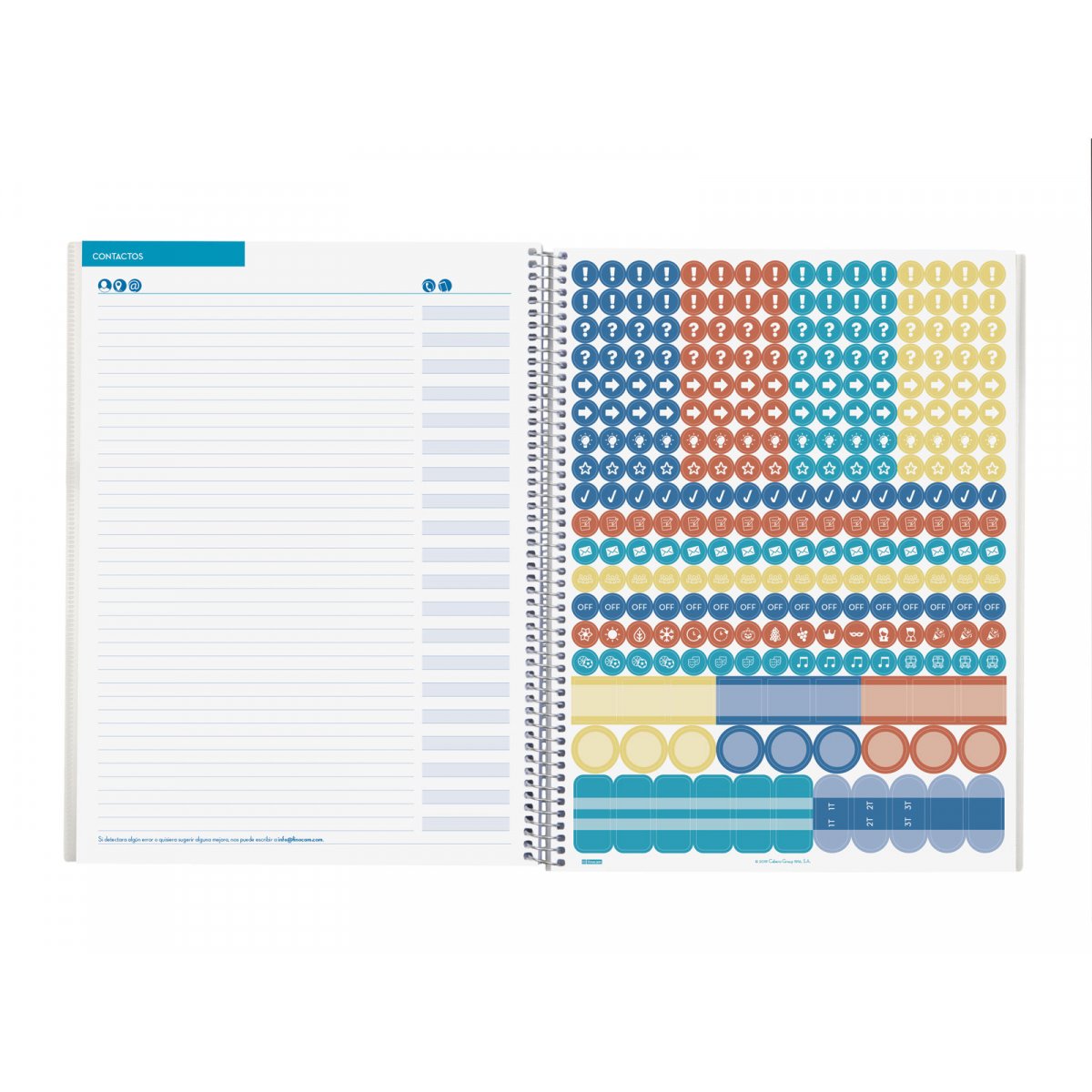 Finocam Cuaderno-Agenda Del Docente.2 Espiral 230x310mm Svh 46 Semanas (Curso Lectivo)