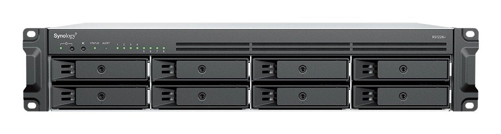 EAN 4711174726868 - Synology RackStation RS1226+ servidor de almacenamiento NAS Bastidor (2U) AMD Ryzen V1500B 4 GB DDR4 0 TB imagen 1