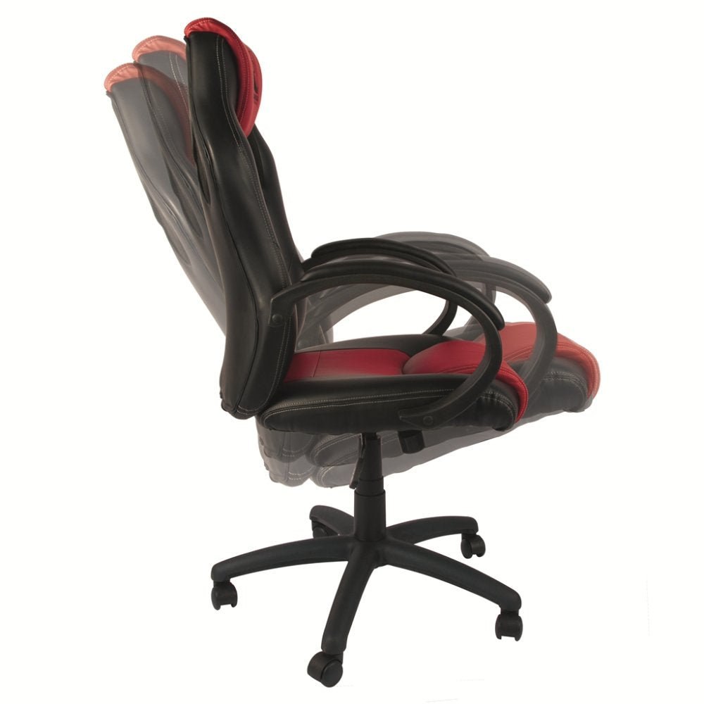 Silla Gamer Konix Drakkar Jotun Gran Comodidad Y Ergonomiaº Color Negro Y Rojo   Kon Chair Dk Jotun