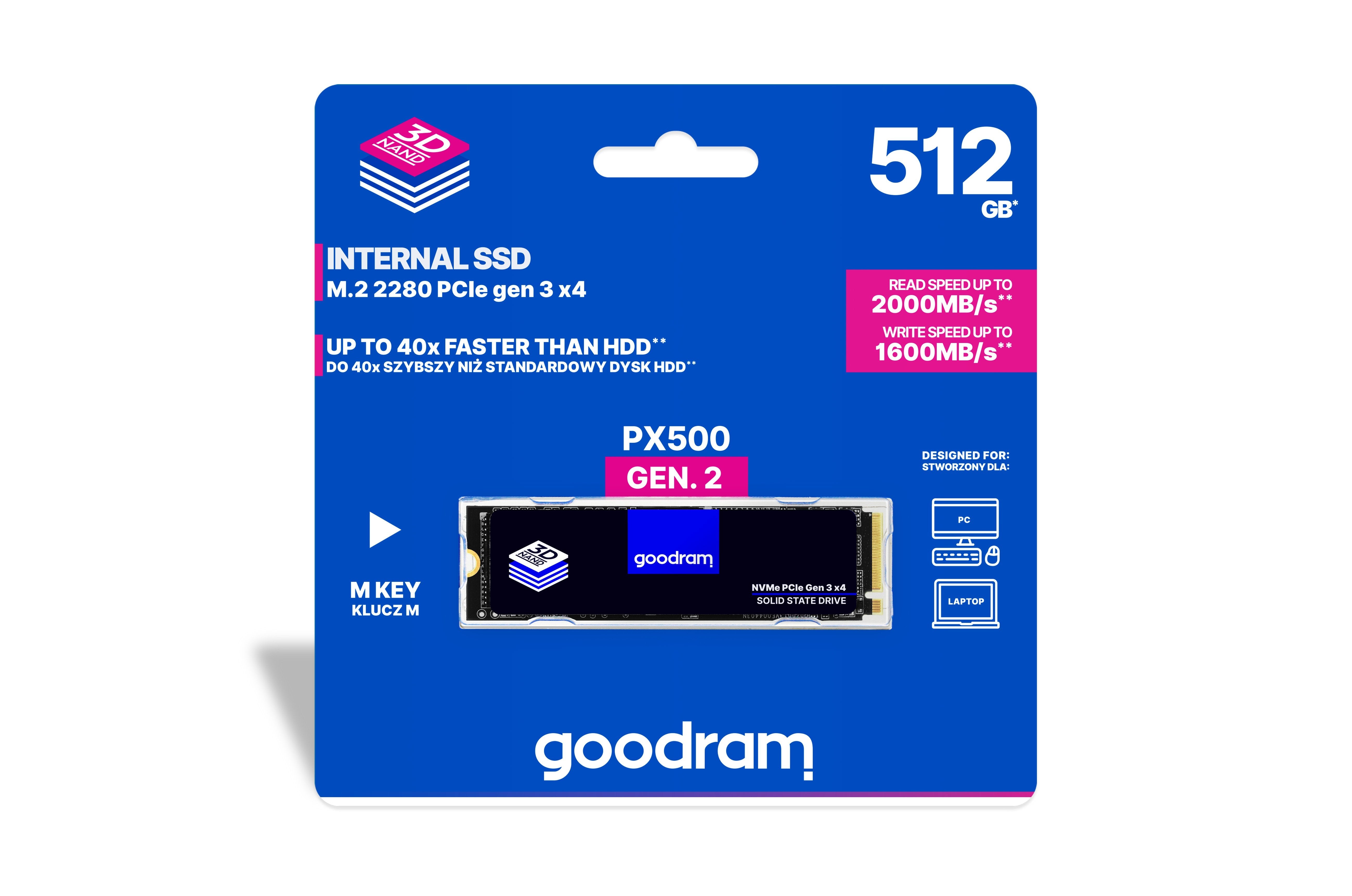 Disco Ssd Goodram Px500 G.2 512gb