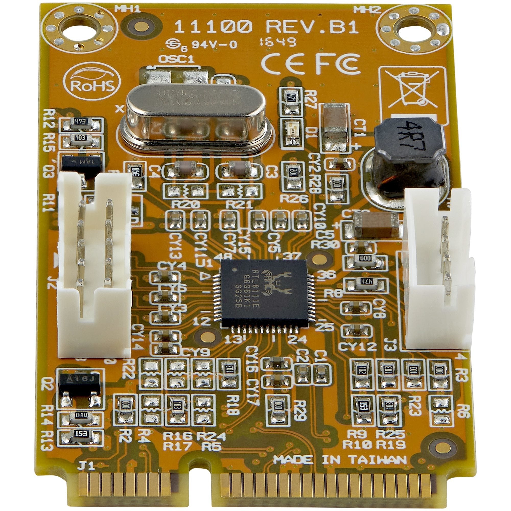 Startech.Com Adaptador Tarjeta De Red Nic Mini Pci Express Pci-E Pcie 1 Puerto Gigabit Ethernet Rj45
