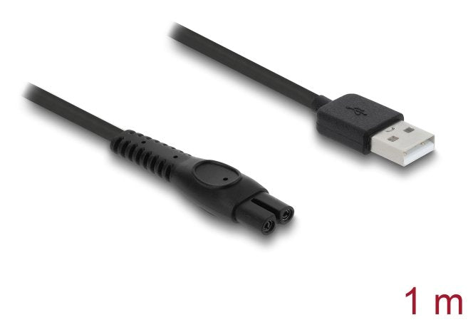 Delock Usb Ladecable 5 V Für Elektrorasierer Kompatibel Mit Philips Qp2724, Qp2834, Qp1924, Mg9520 Serie - Rasierer Cargador Ersatzcable 1 M