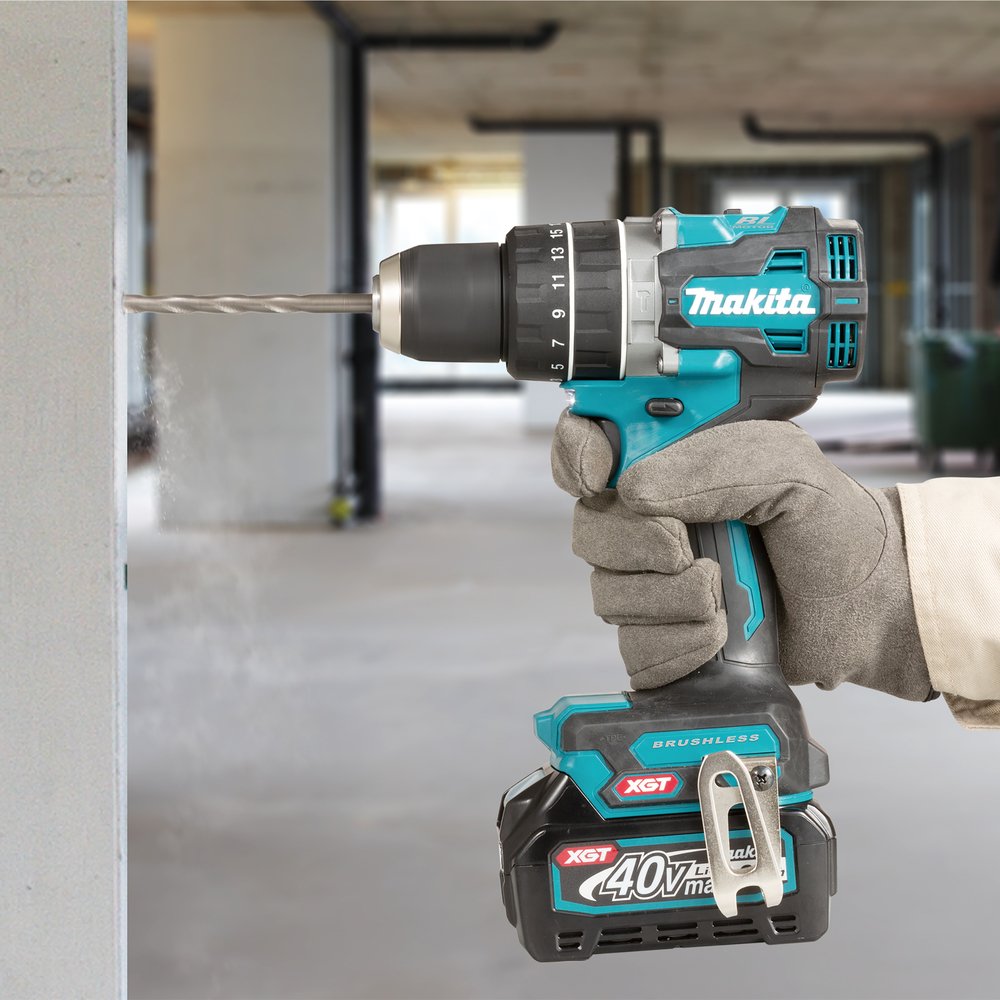 Makita Taladro De Impacto Inalámbrico Hp002ga202 Xgt, 40 Voltios Hp002ga202