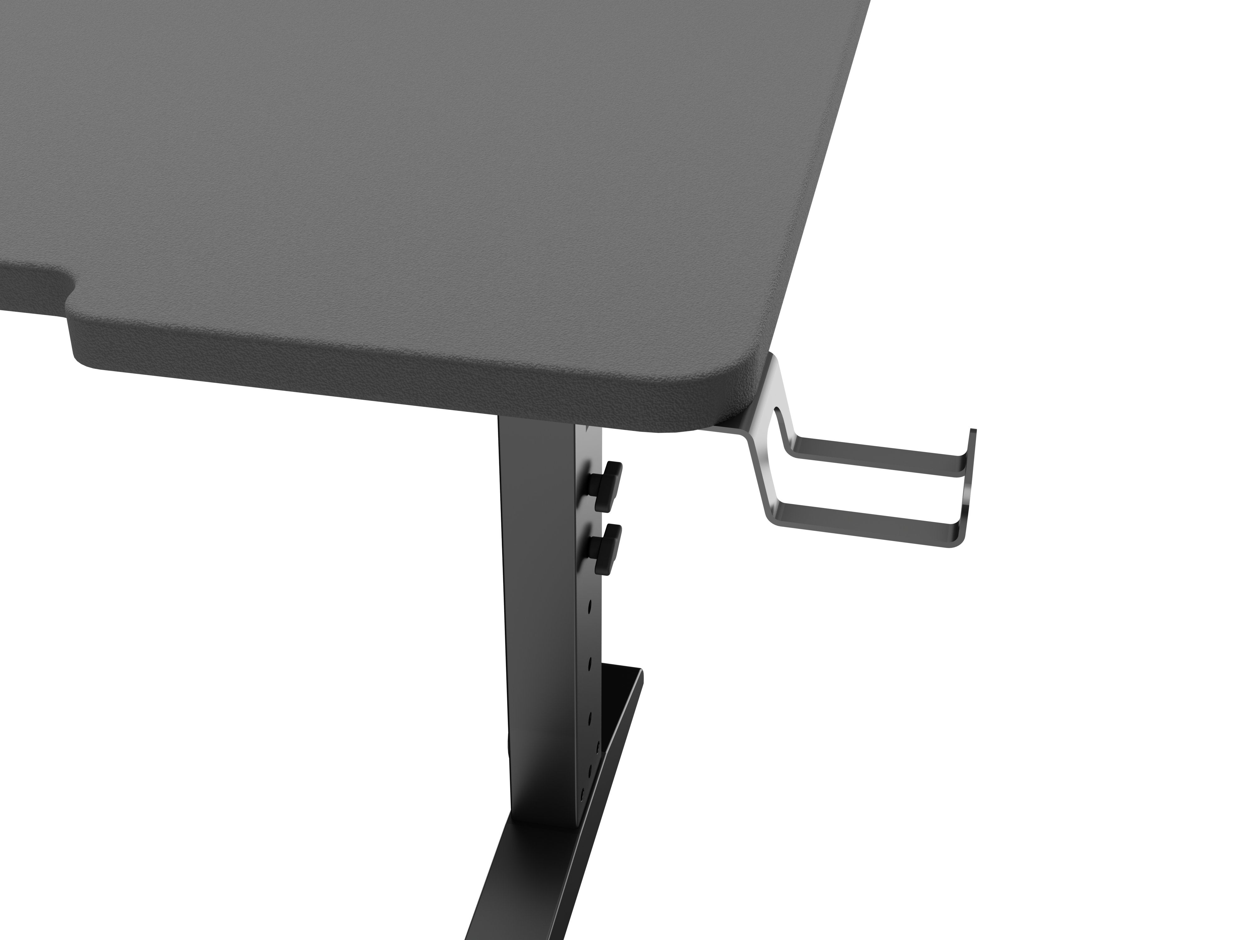 Mesa Gaming Genesis Holm Modular 180 Rgb Negro 180x75 Cm