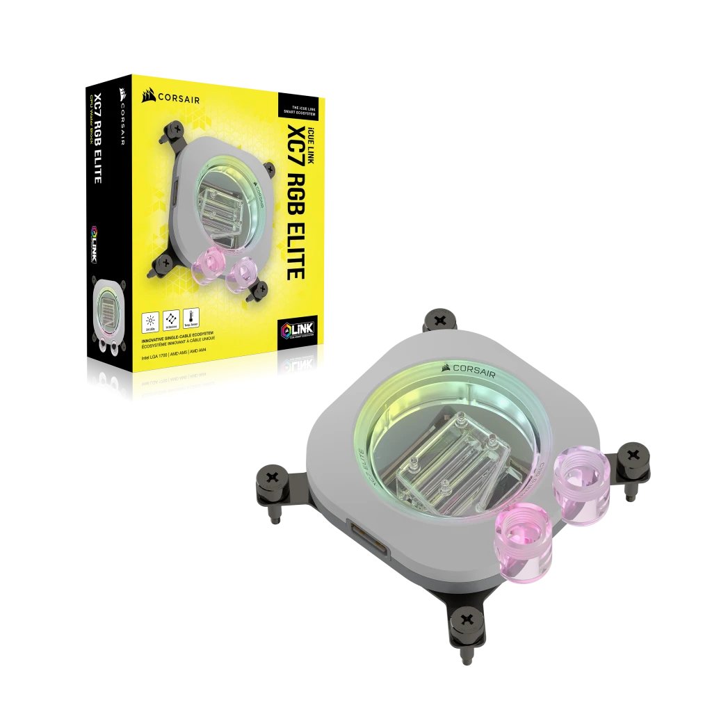 Corsair Cpu Water Block, Xc7 Elite White