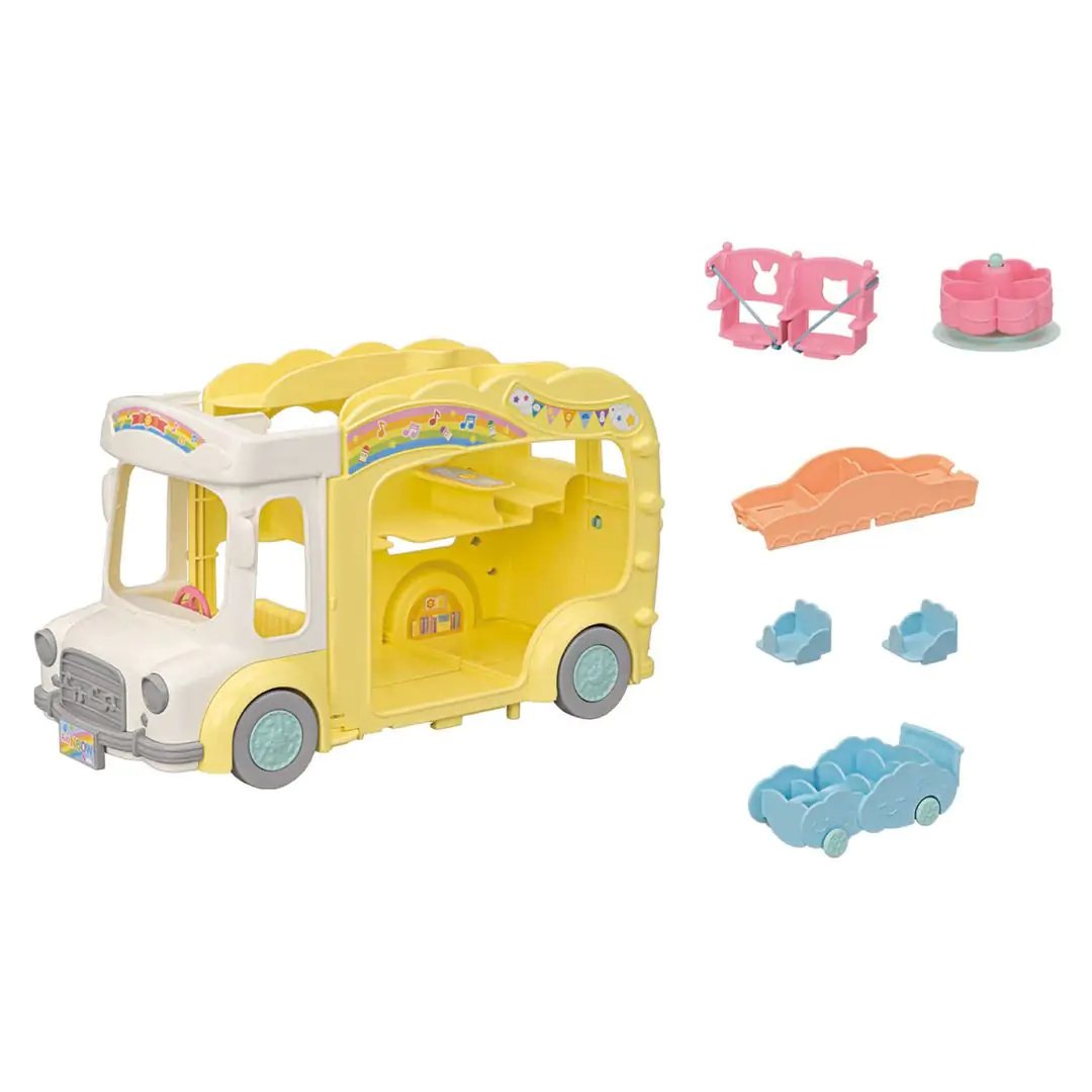 Epoch Sylvanian Families - Erlebniskindergarten Bus Regenbogen 5744