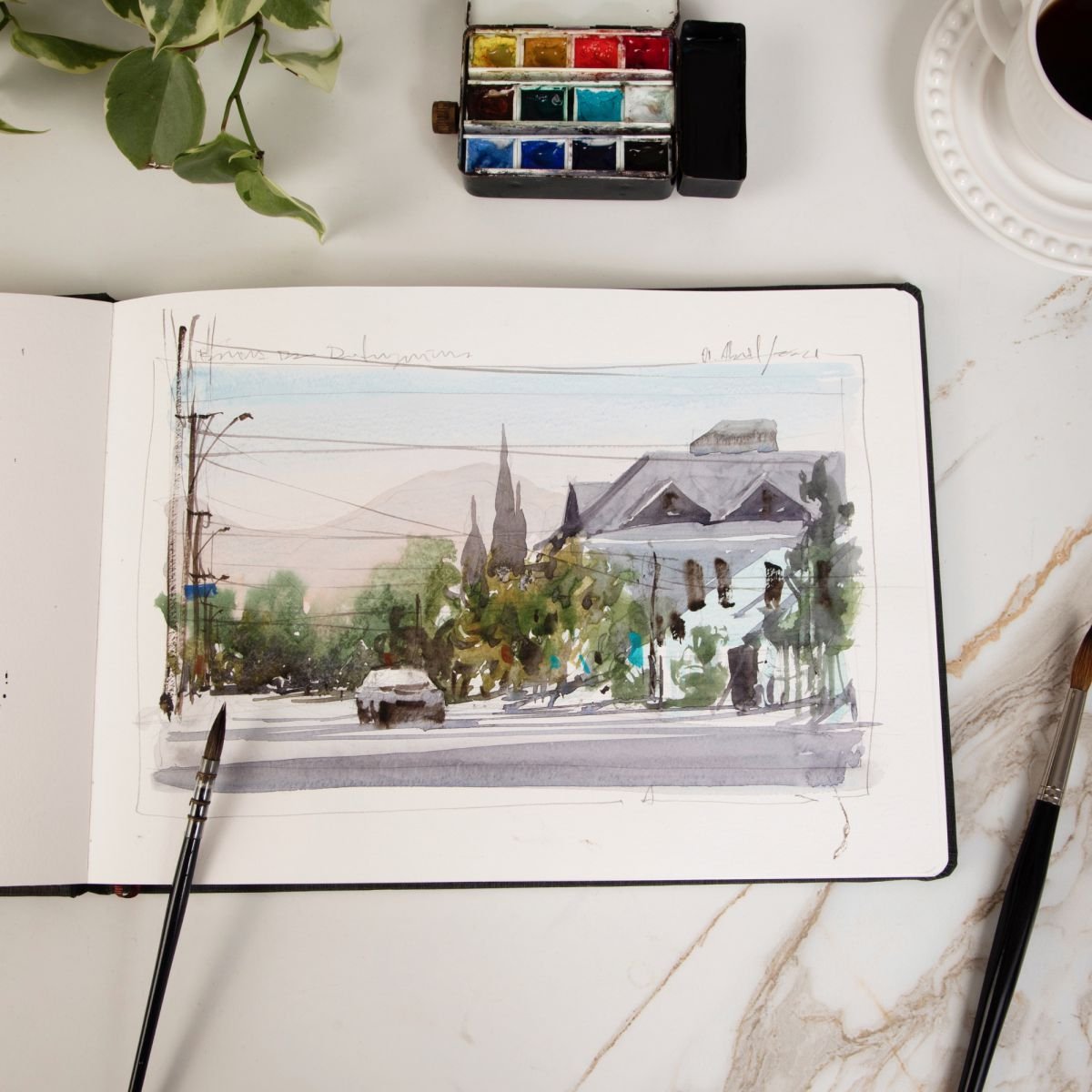 Hahnemühle Watercolour Book A 4 Landscape Format 60 Pages  200g