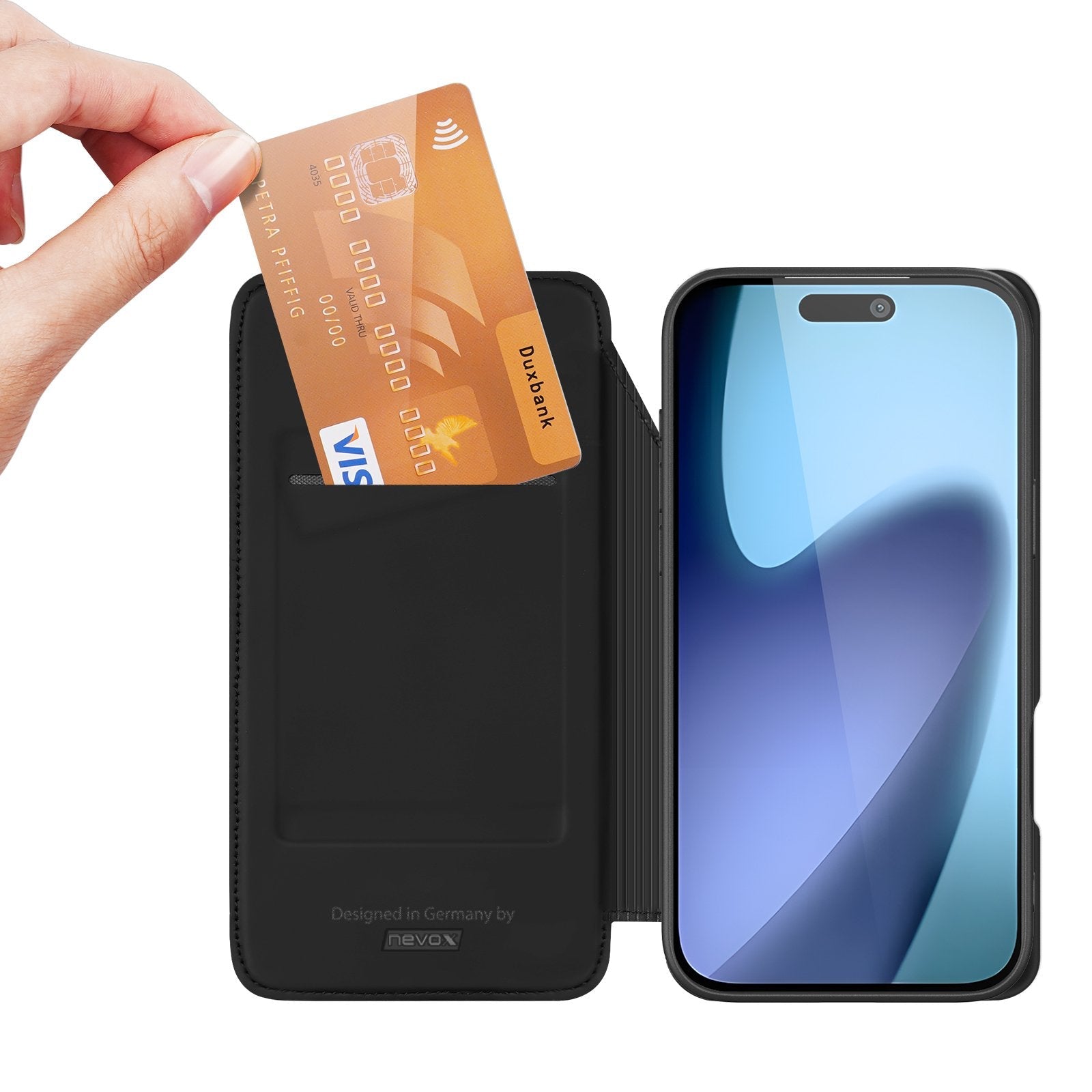 Nevox Vario Series - Iphone Air Booktasche, Negro