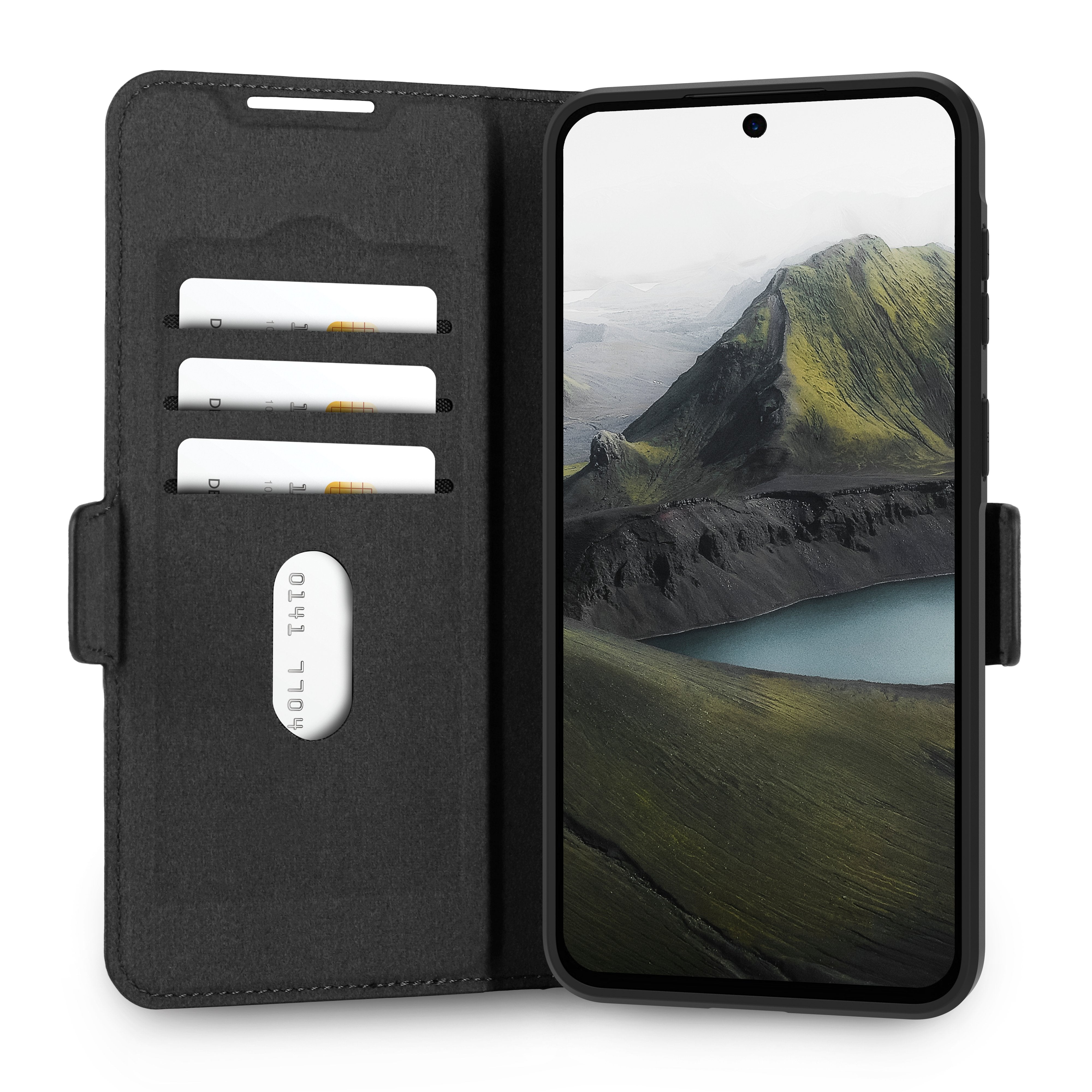 Dbramante1928 Bergen Pro Funda Con Tapa Para Teléfono Móvil Grueso Poliuretano Negro Para Samsung Galaxy A57