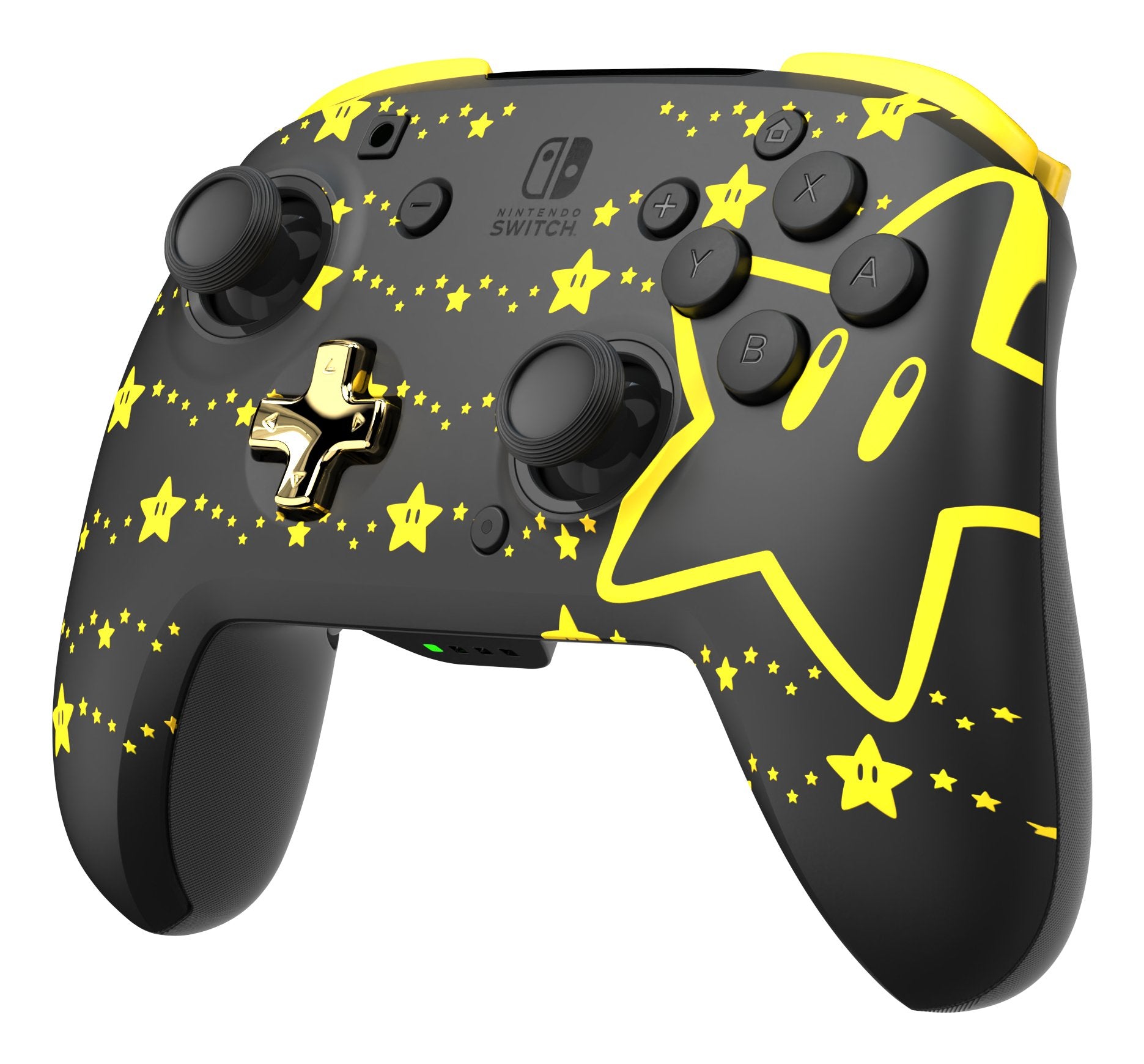 EAN 0708056070885 - PDP REMATCH GLOW Negro, Amarillo Gamepad Analógico/Digital Nintendo Switch, Nintendo Switch OLED imagen 3