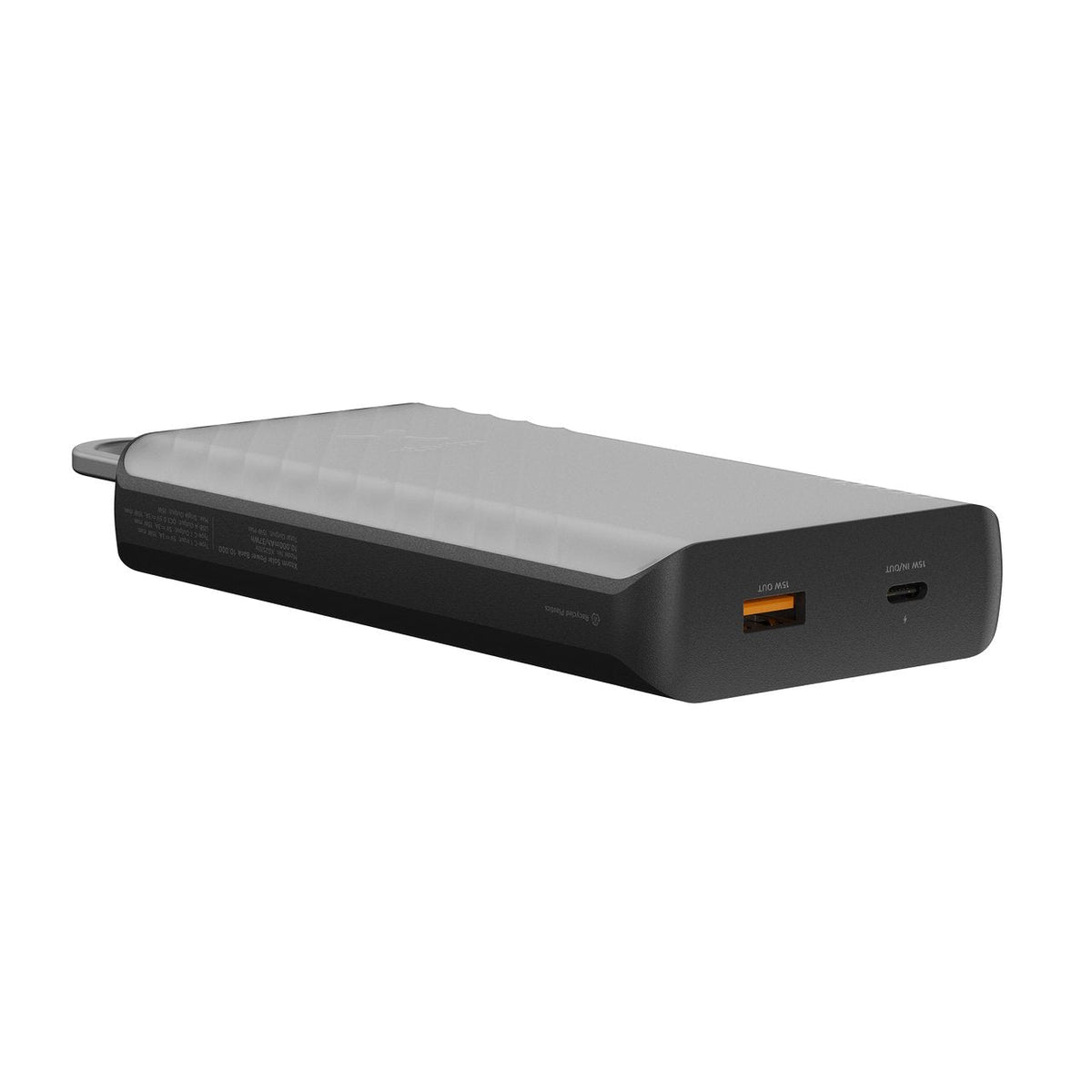 Xtorm 15w Go2 Solar Power Bank 10.000 Mah Incluye 1.0w Solarpanel, Integrierter Lámpara Y Karabiner, 15w Fastcharge