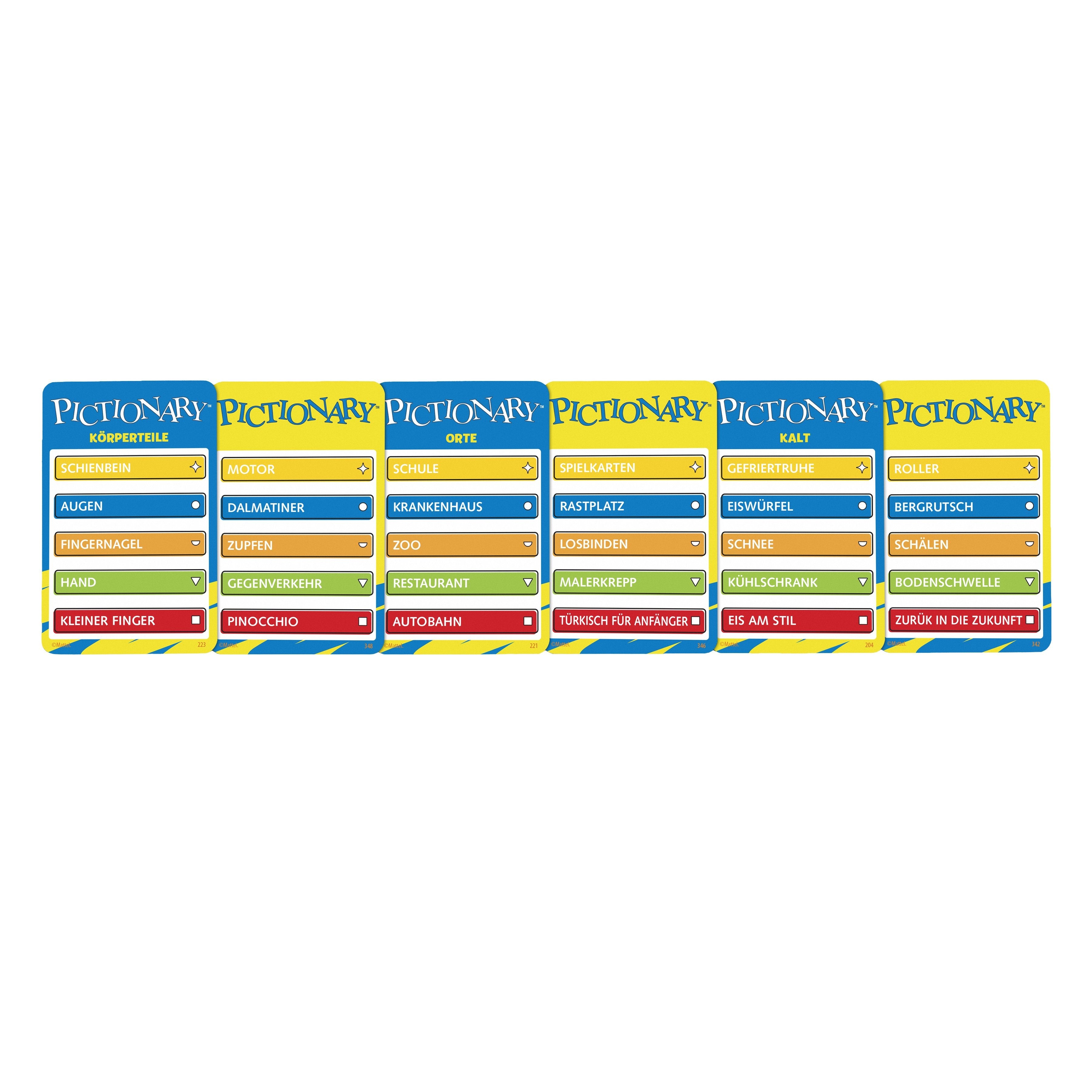 Mattel Pictionary, Juego De Mesa Jdx99