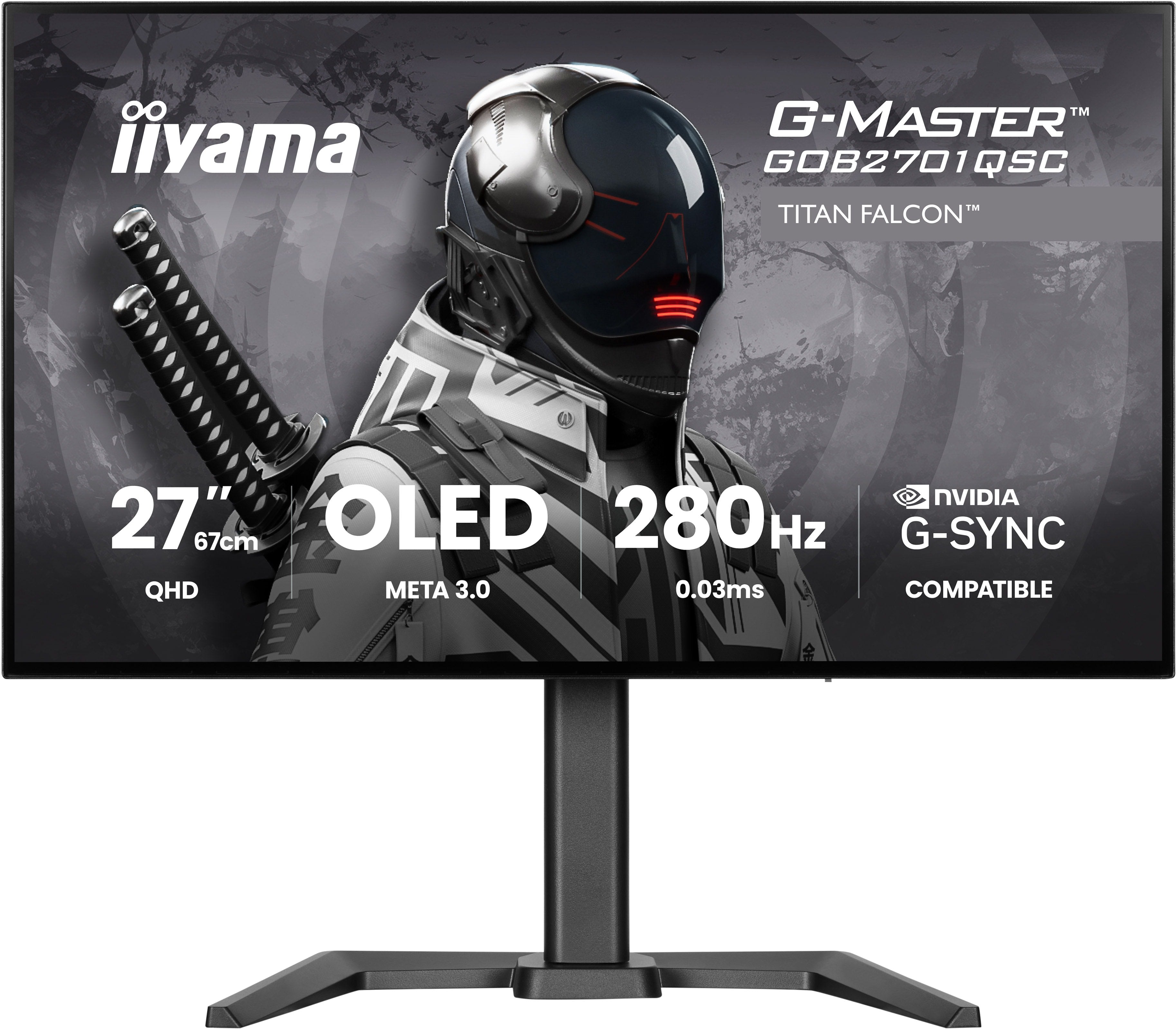 EAN 4948570127948 - iiyama G-MASTER GOB2701QSC-B1 pantalla para PC 68,6 cm (27") 2560 x 1440 Pixeles Negro imagen 1