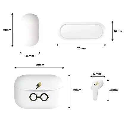 Otl Technologies Harry Potter Auriculares Inalámbrico Dentro De Oído Llamadas/Música Bluetooth Blanco