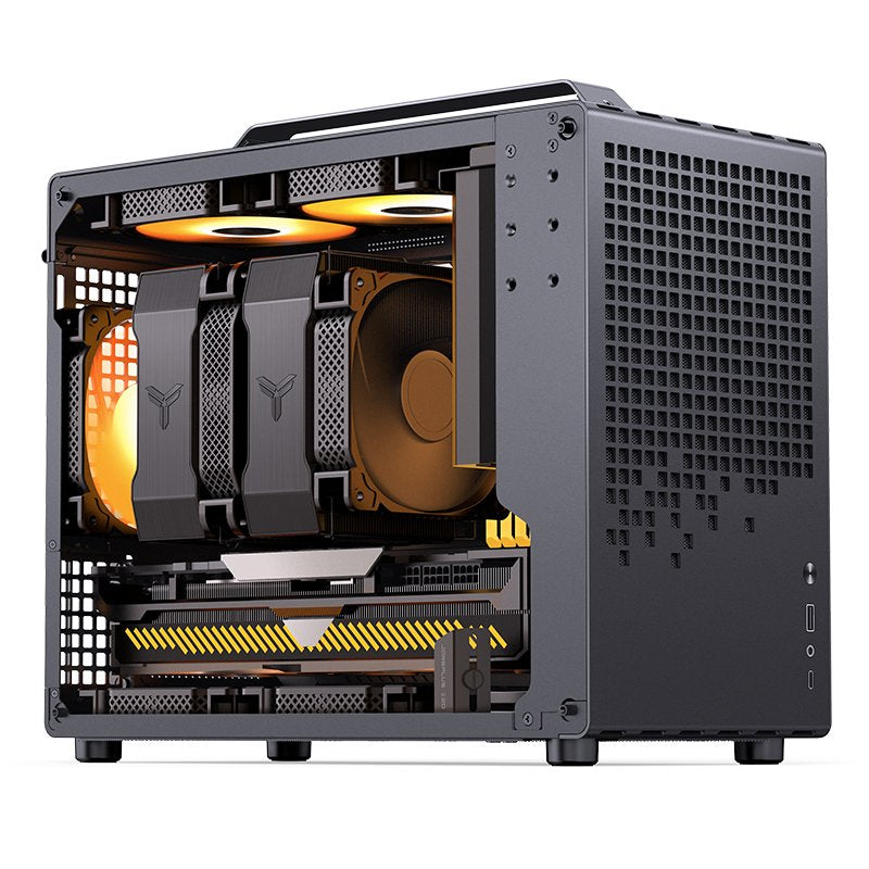 Jonsplus Z20 Micro-Atx Carcasa, Con Tragegriff - Negro