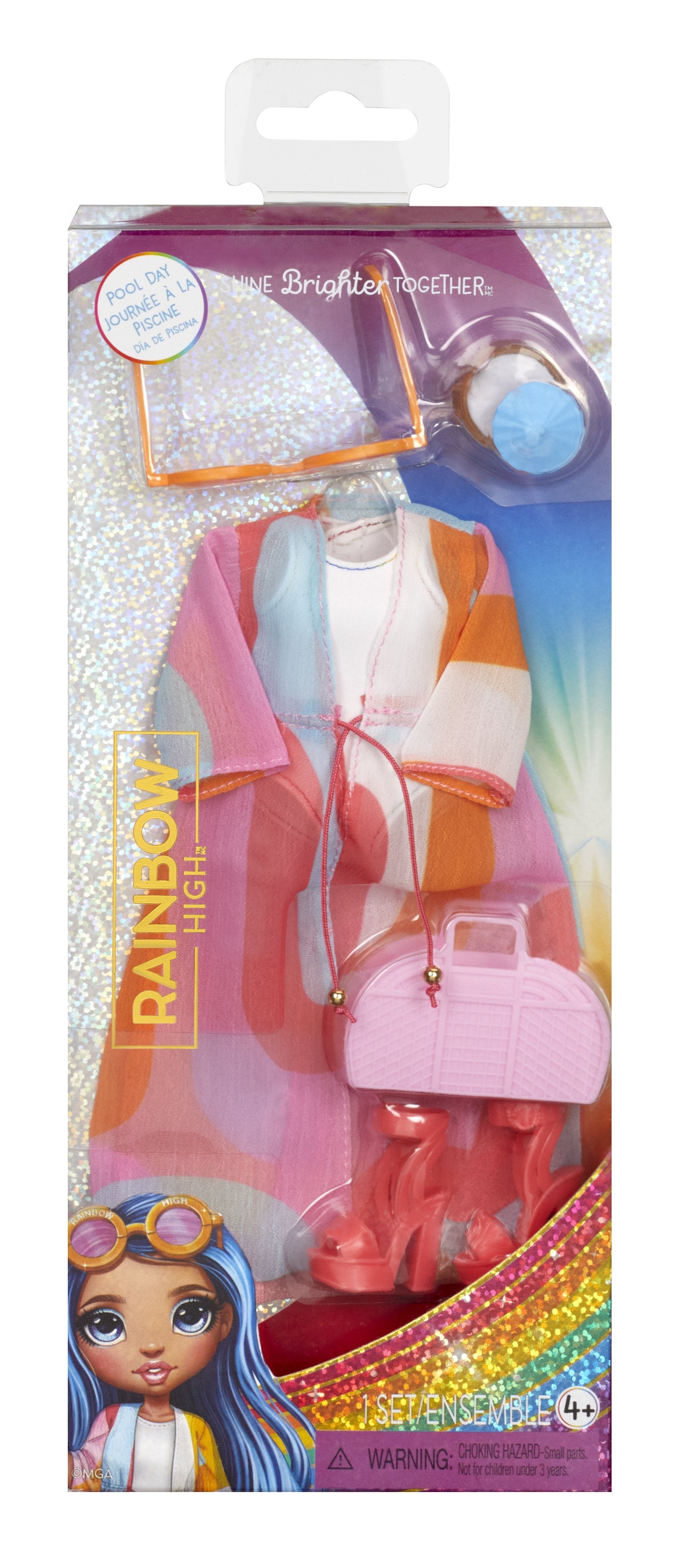 EAN 0035051521662 - Rainbow High Fashion Pack Pool Theme Juego de ropita para muñeca imagen 3