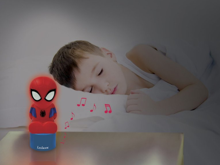 Lexibook Spiderman Lampka Nocna 3d Z Funkcja Glosnika