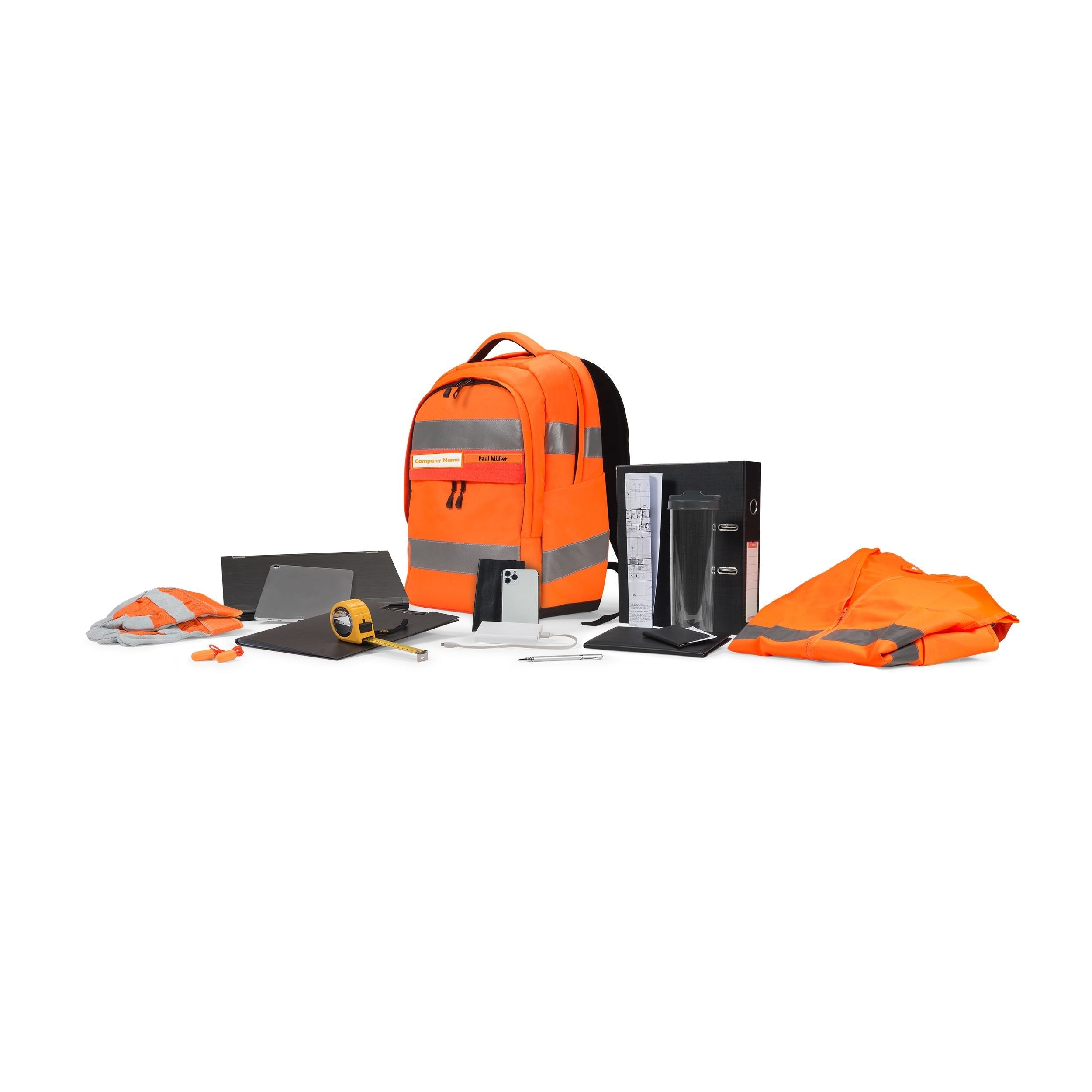 Dicota Backpack Hi-Vis 25 Litre Naranja