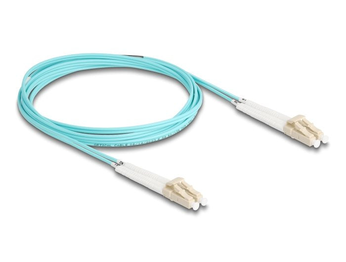 Delock Lwl Cable Lc Duplex A Lc Duplex Multimode Om3 Winkelbar 2 M