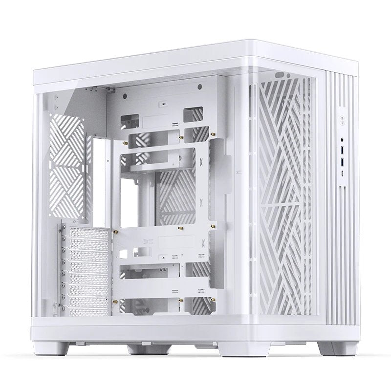 Jonsbo Tk-4 Carcasa, Midi-Tower, Atx, Tempered Glass - Blanco