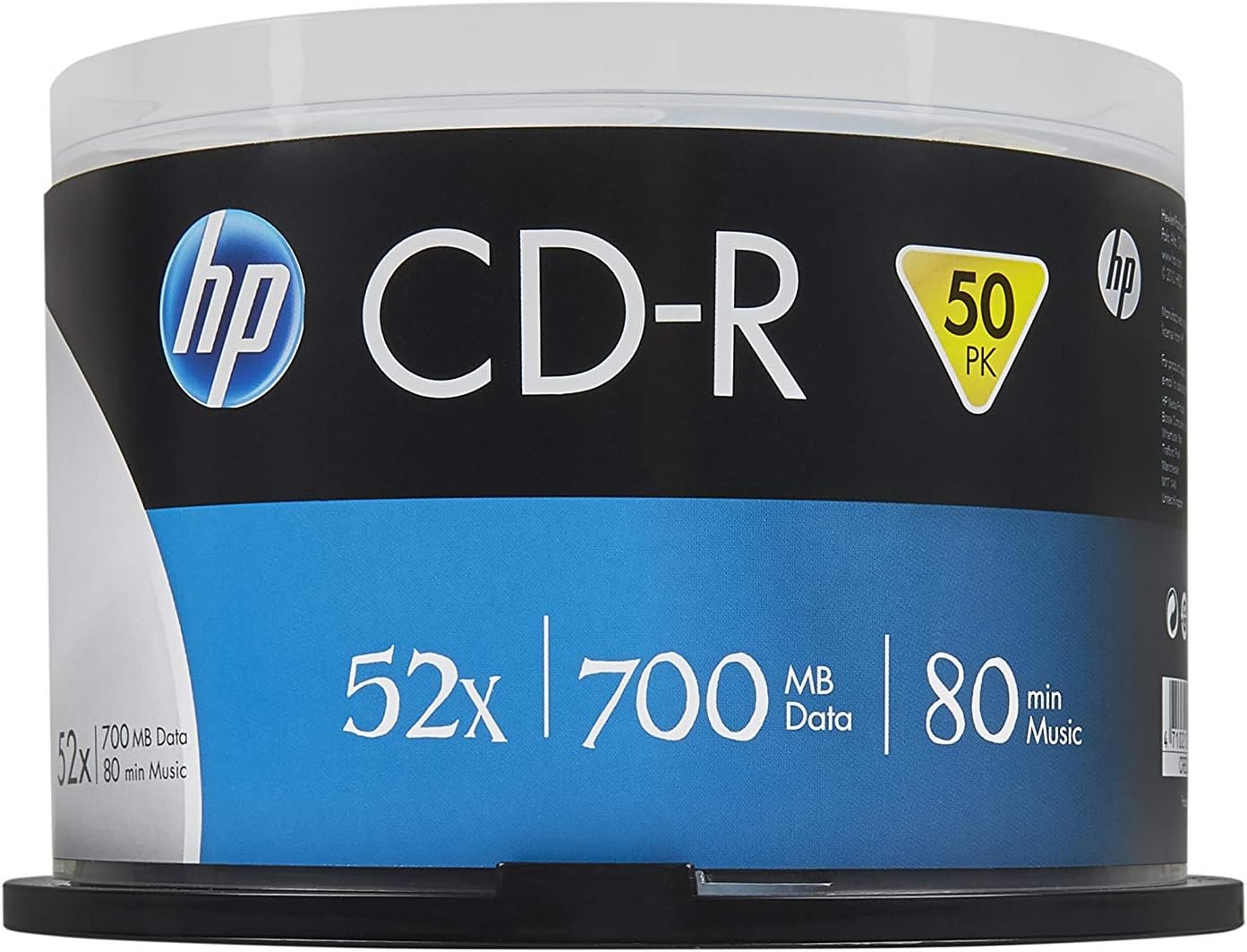 Hp Cd-R , 700mb, 52x, Tarrina De 50 Unidades