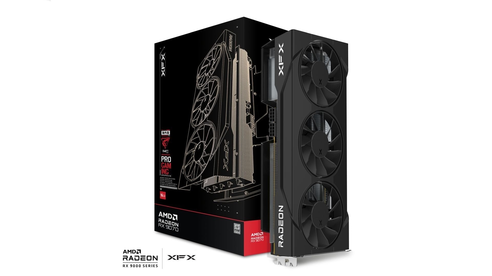 EAN 0840191502873 - XFX RX 9070 SWIFT AMD Radeon RX 9070 16 GB GDDR6 imagen 1