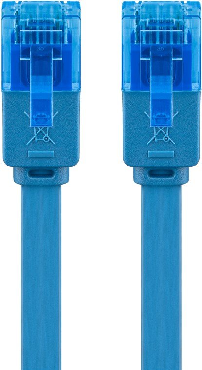 EAN 4040849962950 - Goobay 96295 cable de red Azul 0,5 m Cat6a U/UTP (UTP) imagen 4