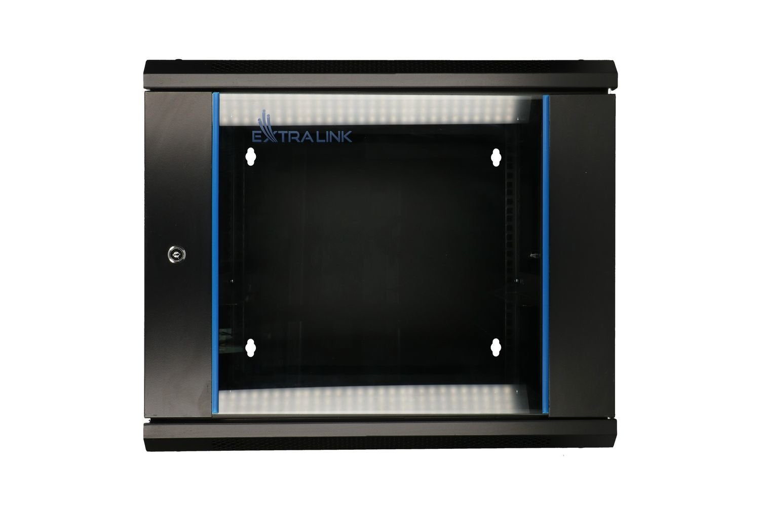 Extralink 6u 600x600 Azh Wall-Mounted Rackmount Cabinet Swing Type Black