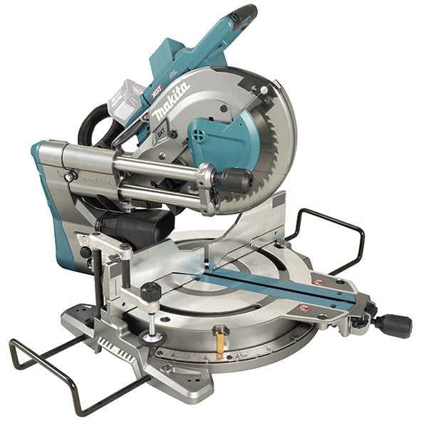 Tronzadora E Ingletadora Inalámbrica Makita Ls004gz01 Xgt, 40 Voltios + Adaptador De Radio Azul, Bluetooth, Sin Batería Ni Cargador Ls004gz01