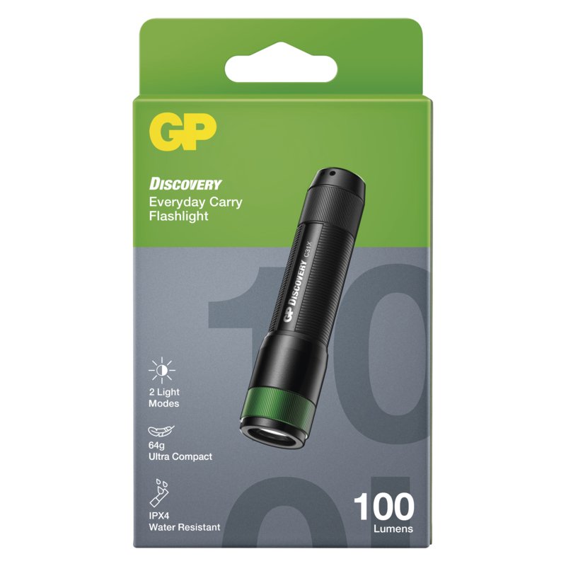 Linterna Gp Taschenlampe C31x   100 Lumen 1 X Aa   260gpact0c31x000