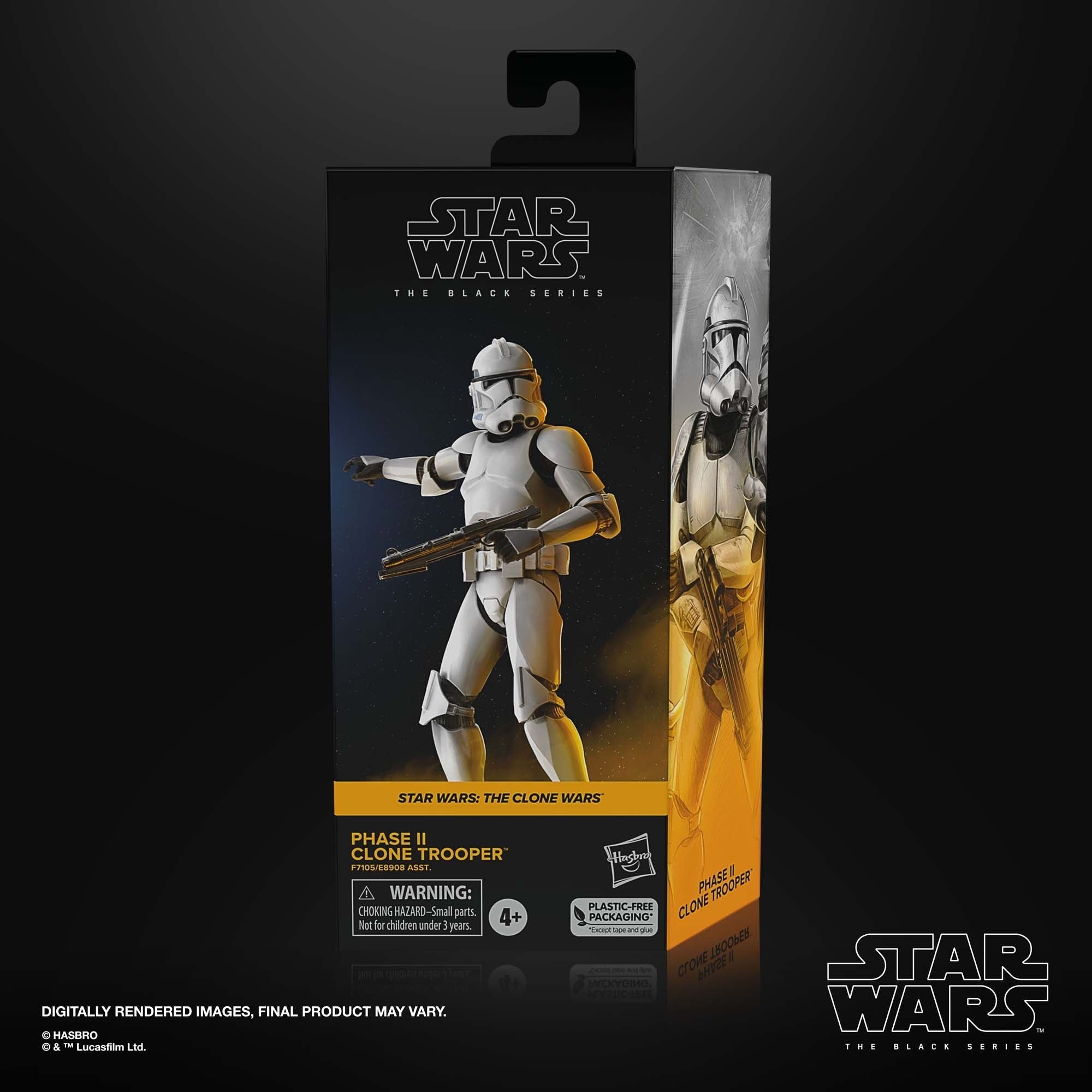 Figura Phase Ii Clone Trooper The Clone Wars Star Wars 15cm
