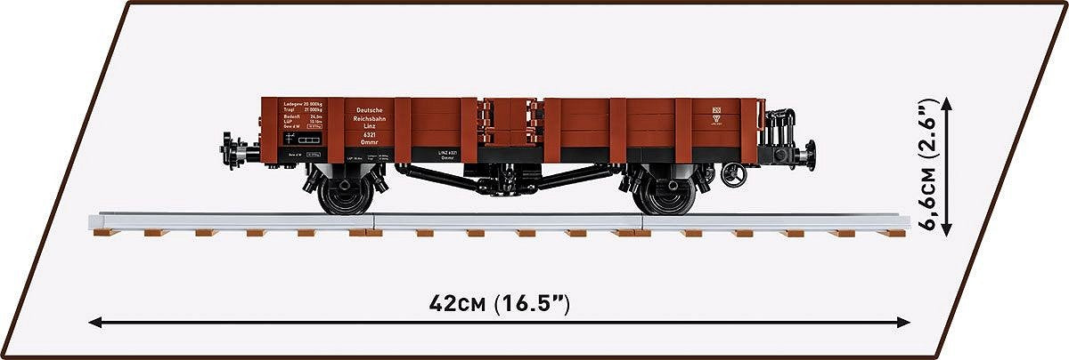Cobi Güterwagen Typ Ommr 32 Linz, Juguete De Construcción Cobi-6285