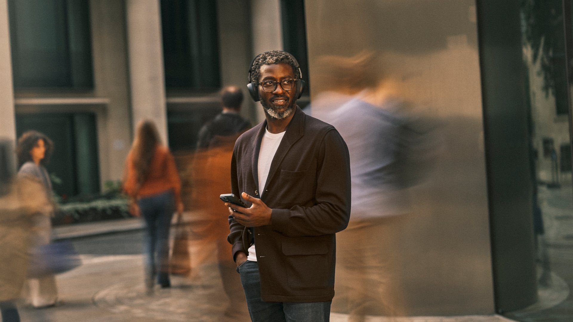 Auriculares  Jabra Evolve3 75 Ms + Ladestation + Link 390c Negro
