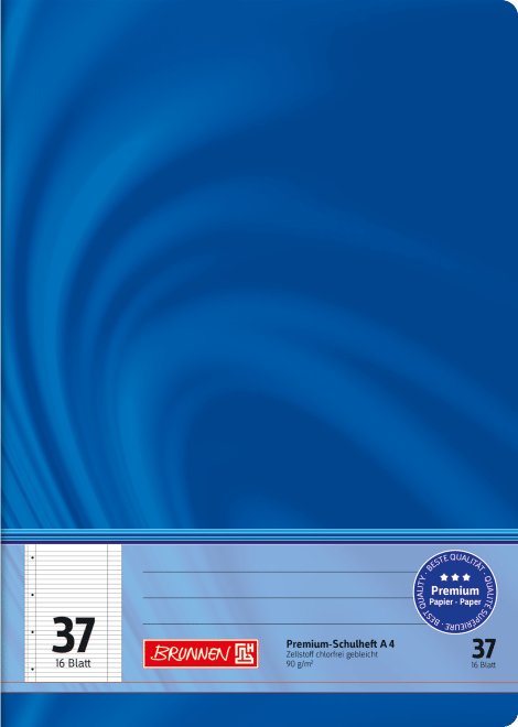 Brunnen Cuaderno Escolar Vivendi Pautado 37 Rayado Din A4 - A4