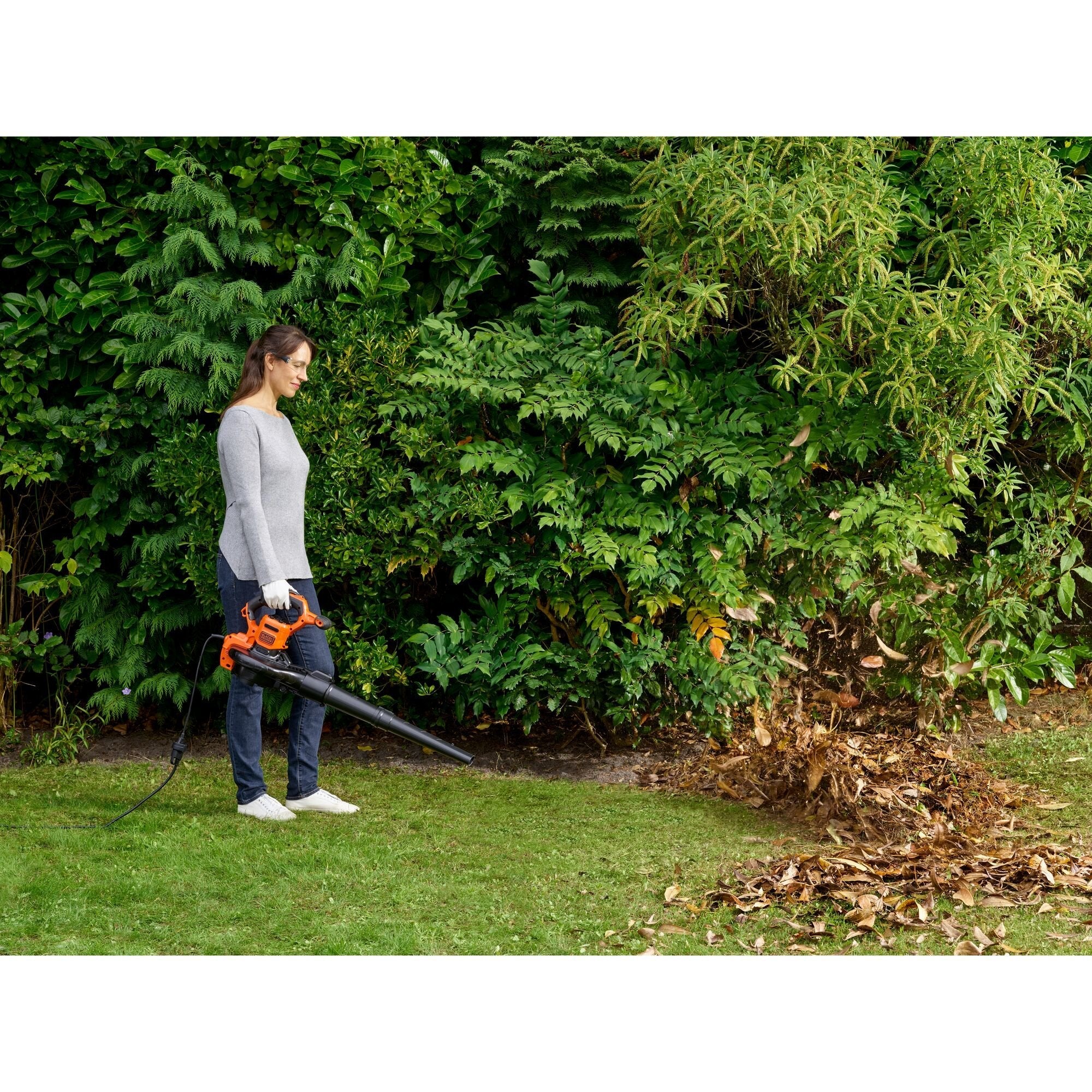Soplador Black+Decker Beblv301-Qs De Hoja 3000 W, Aspirador/Soplador Negro/Naranja, Soplador De Mochila, 206 Kmh, 404 Kmh, 268 M³/H, 72 L, Negro, Naranja
